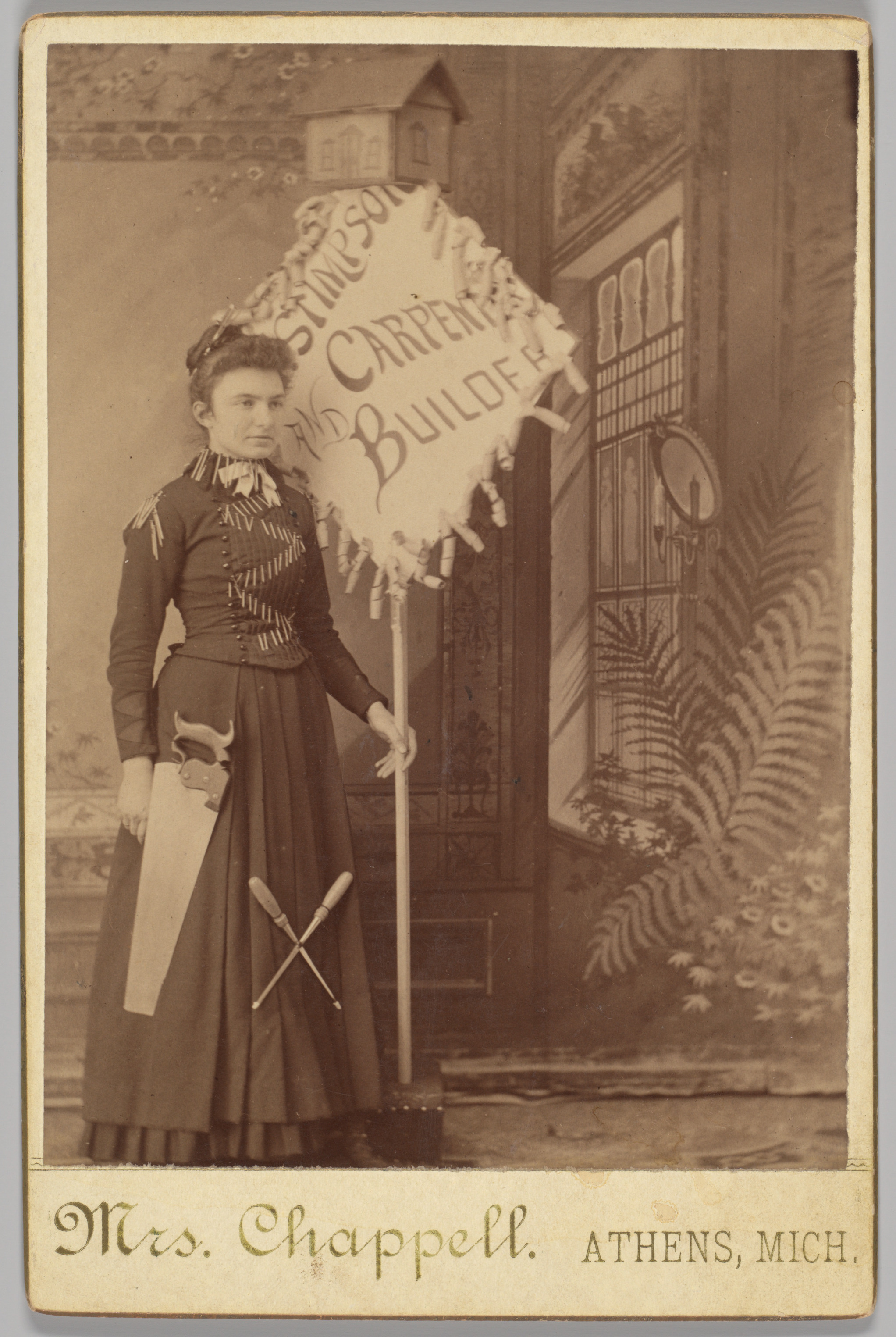 1800lerin Sonundan Antika Bir Kadın Marangoz Portresi: Mrs. Chappell