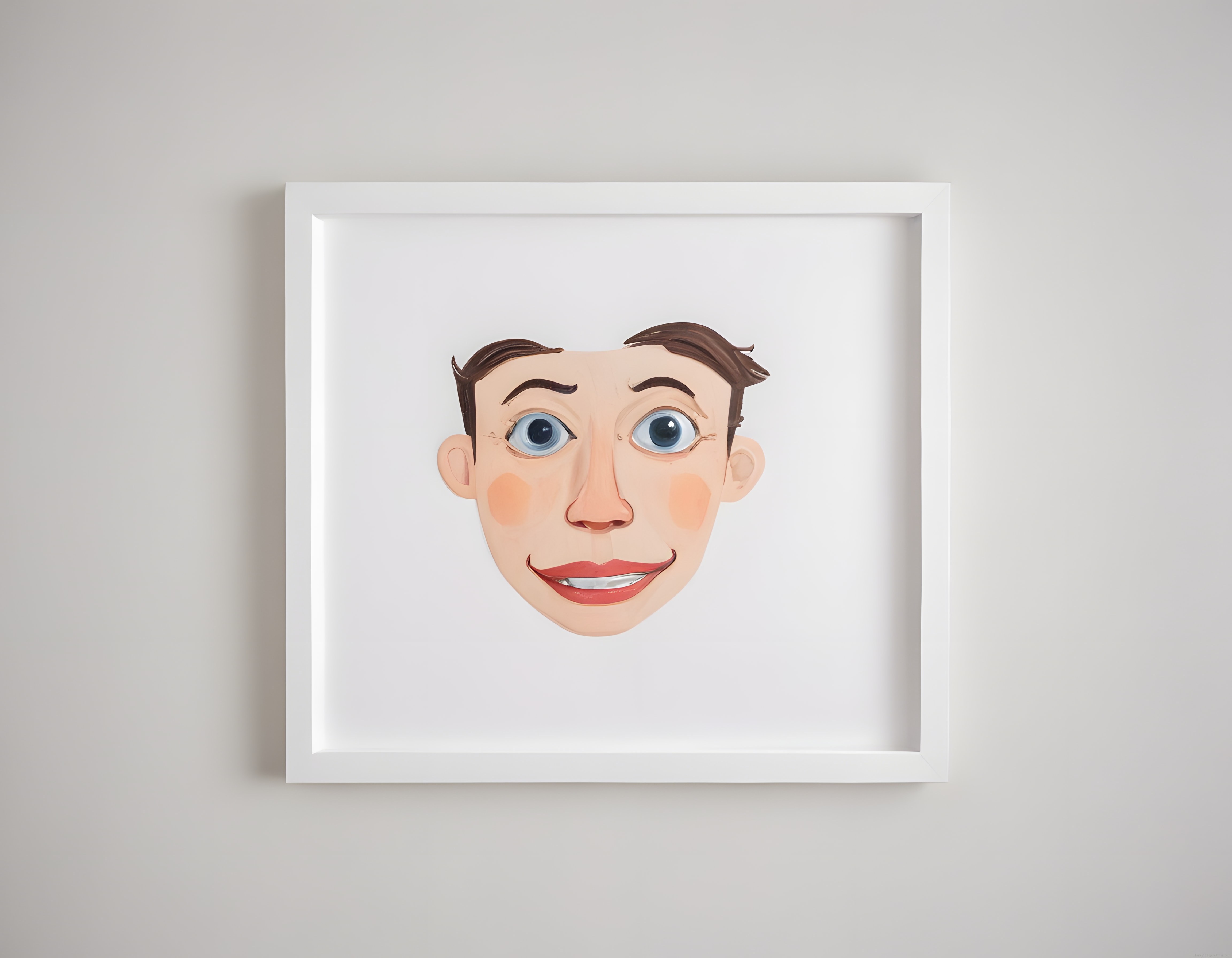 3d kağıt katman portresi: minimalist çerçeveli yüz sanatı ve kağıt kesim