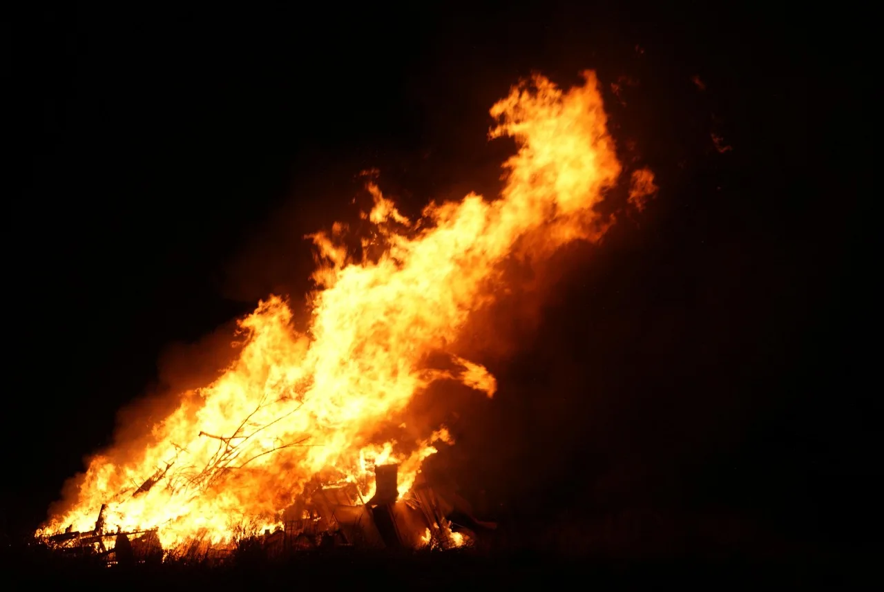Aberdeenshire St Combs kamp ateşi - Guy Fawkes kutlaması