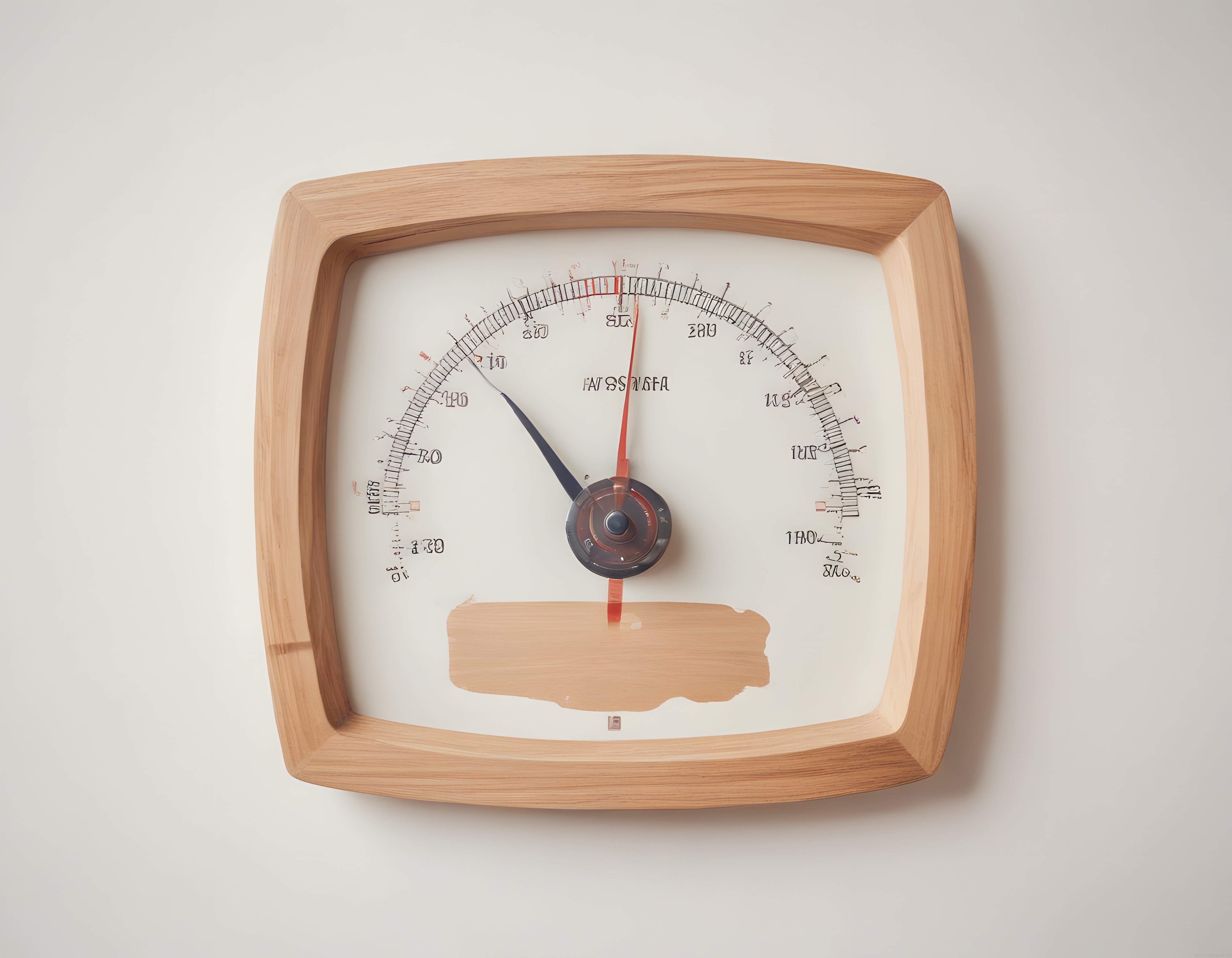Ahşap çerçeveli analog tutku göstergesi minimalist sanatsal fotoğraf kompozisyonu