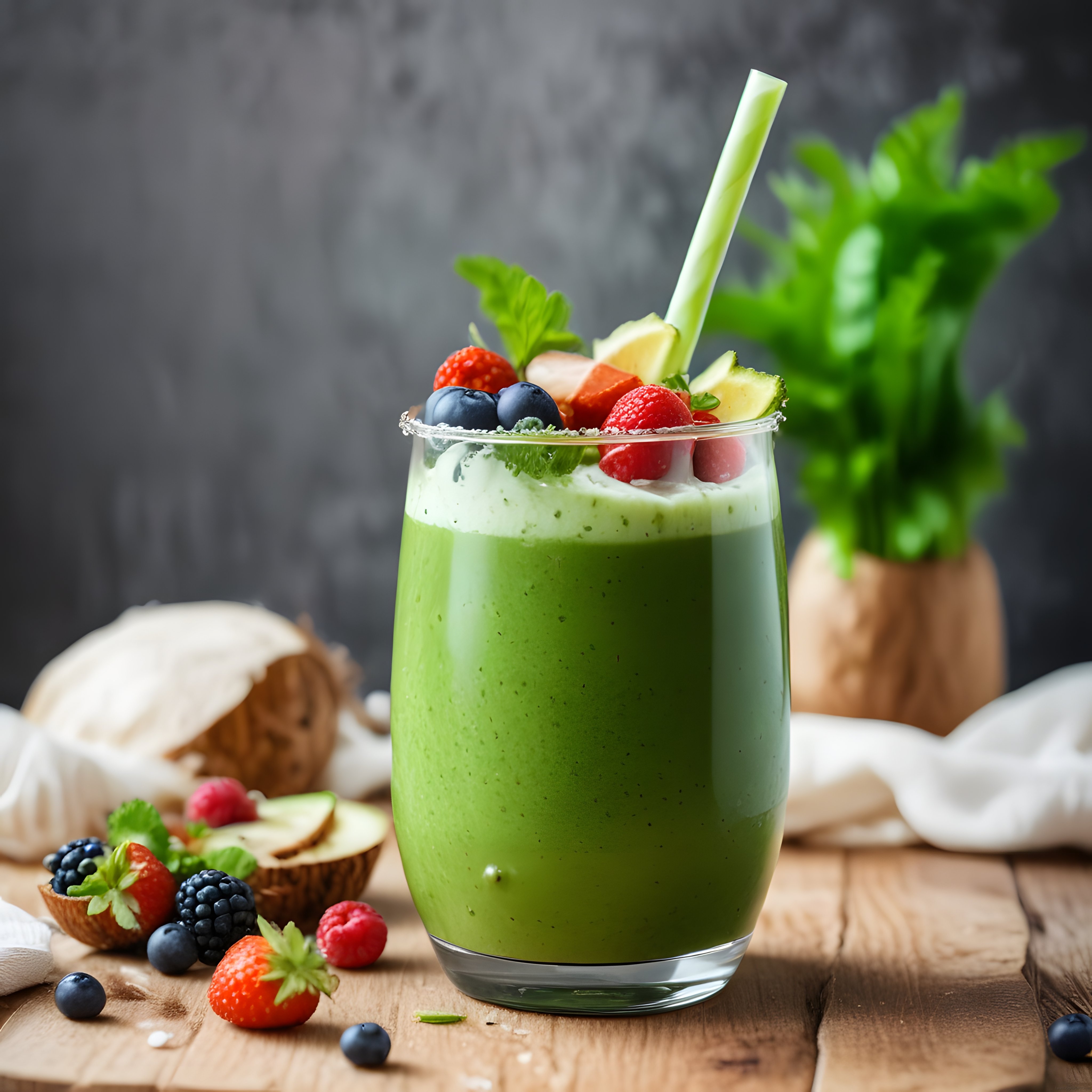 Ahududu ve Çilekli Yeşil Detox Smoothie: Sağlıklı ve Ferahlatıcı İçecek Tarifi
