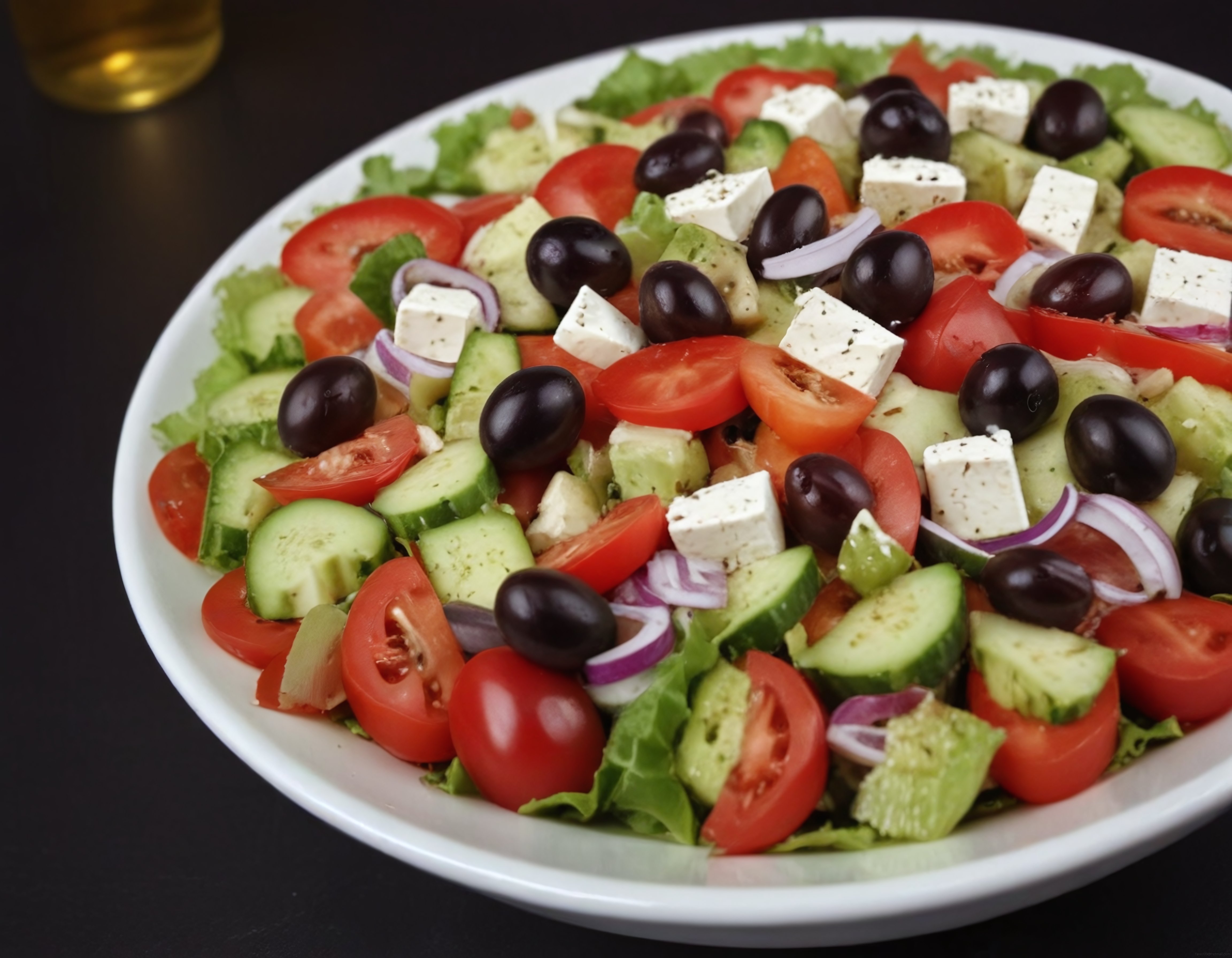 Akdeniz Mutfağından Ferahlatıcı Sebzeli ve Peynirli Salata Tarifi