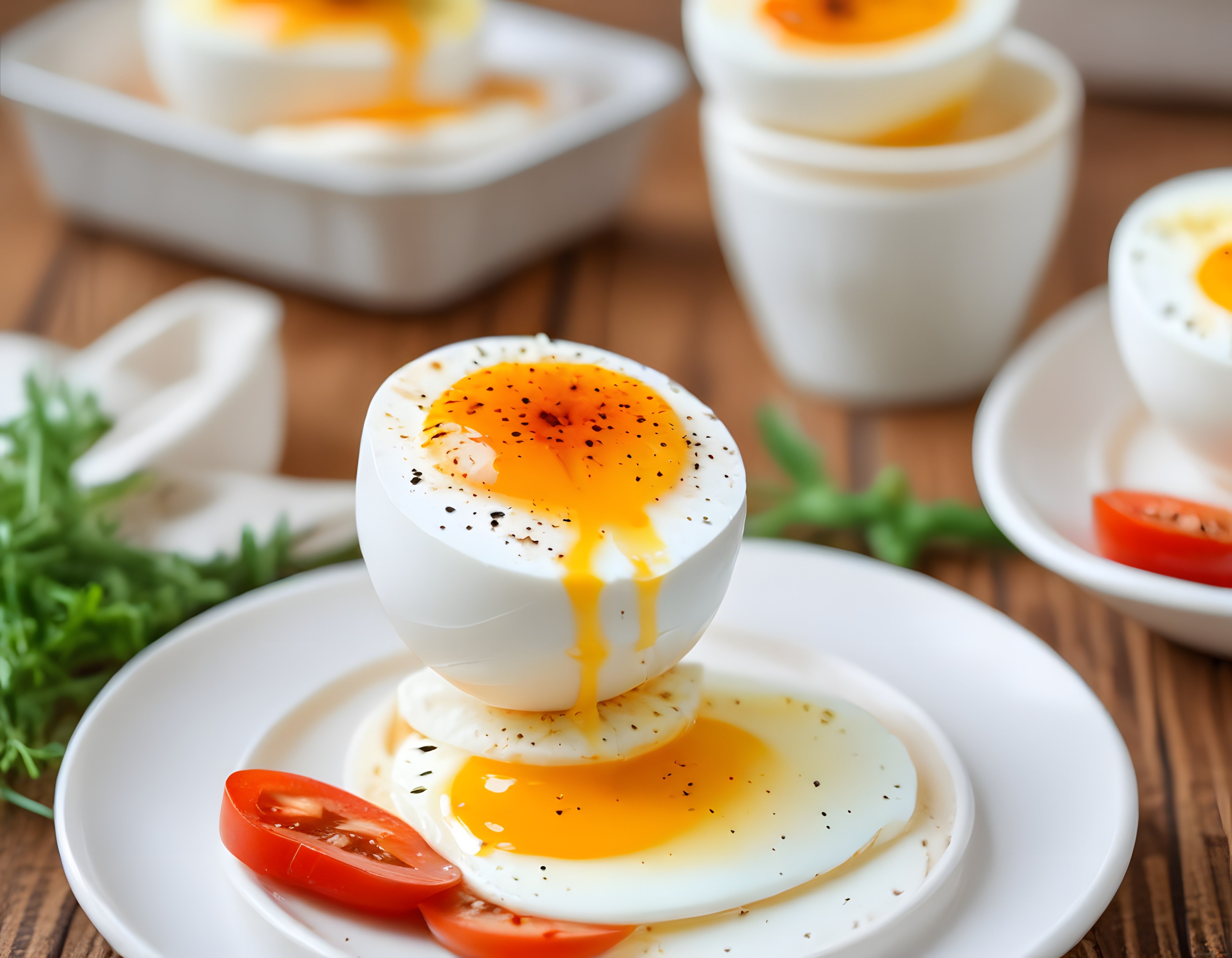 Akışkan Sarılı Yumuşak Haşlanmış Yumurta ile Şık Kahvaltı Masası