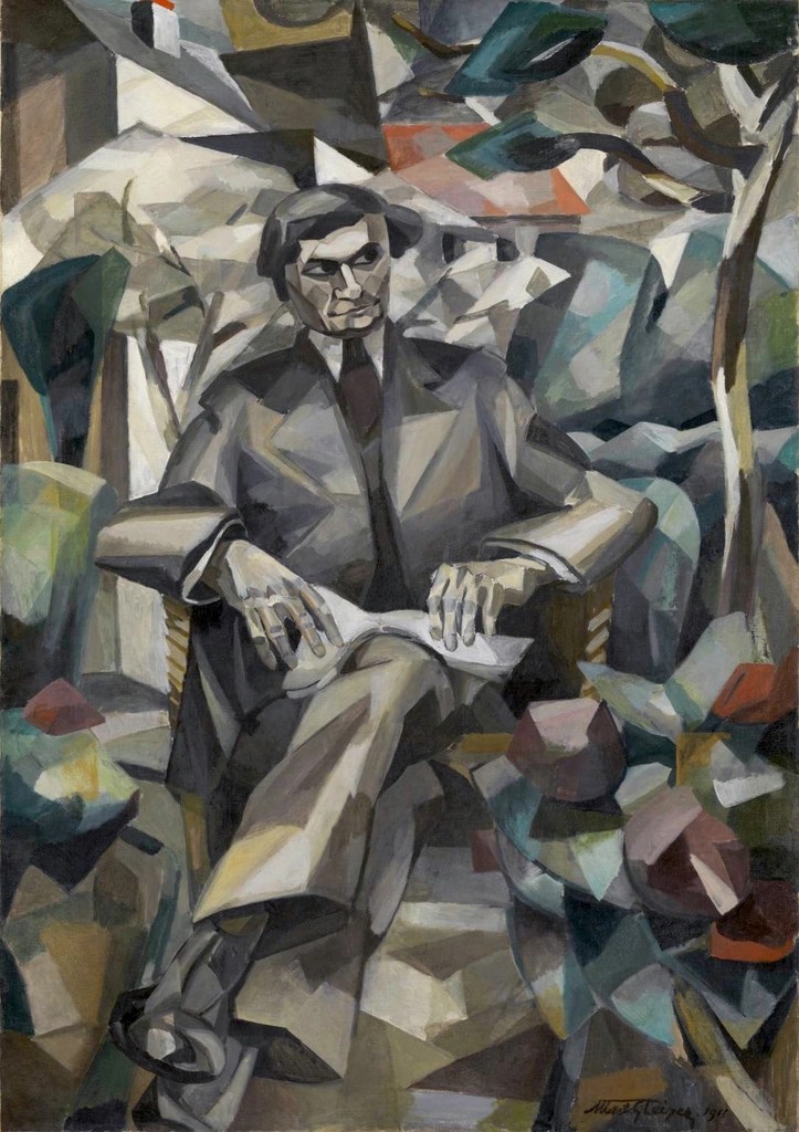 Albert Gleizes Kübist Tablo: Jacques Nayral Portresi ve Geometrik Formlar