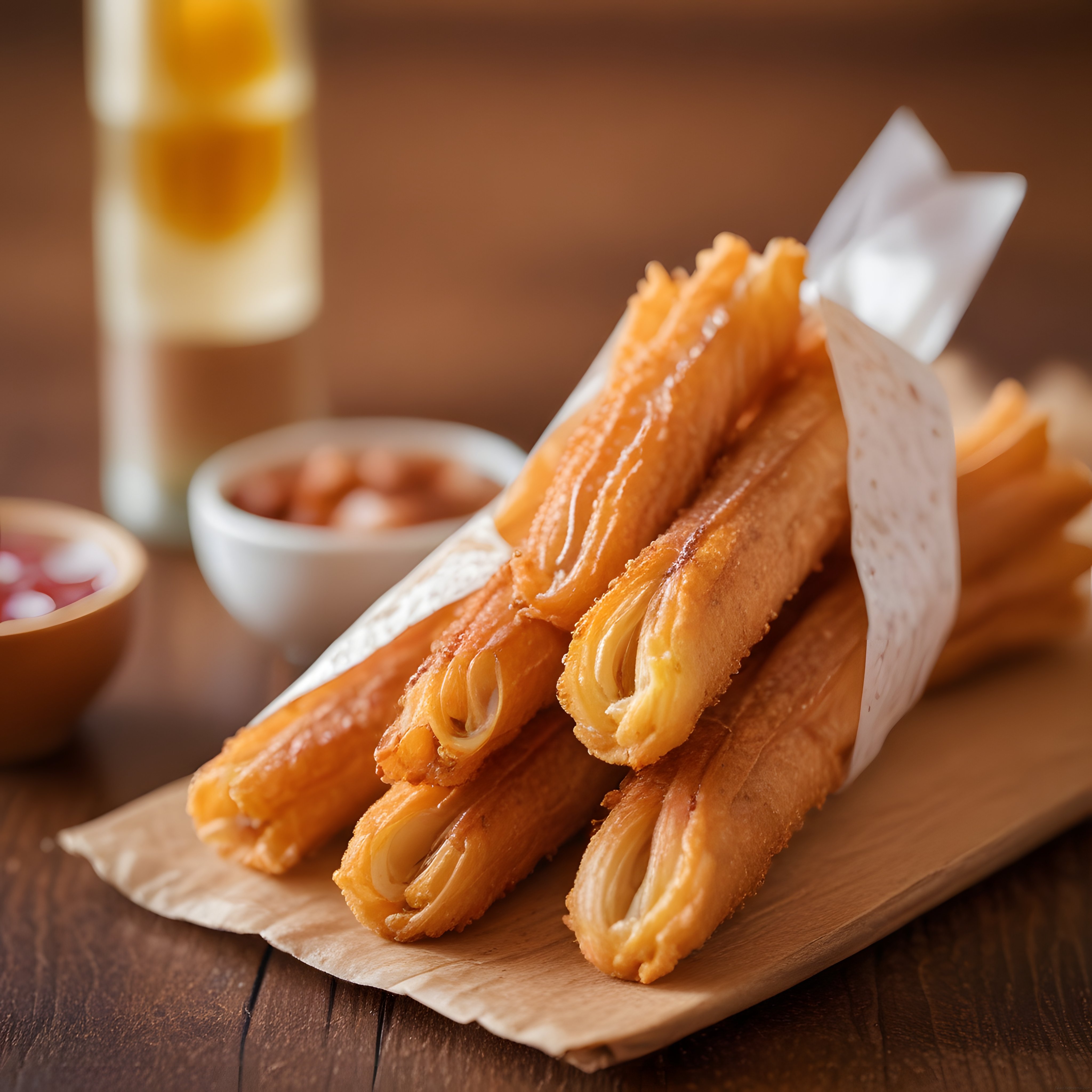 Altın Kıtır Churros: Çikolata Sos ve Pudra Şekerli Efsanevi İspanyol Tatlısı