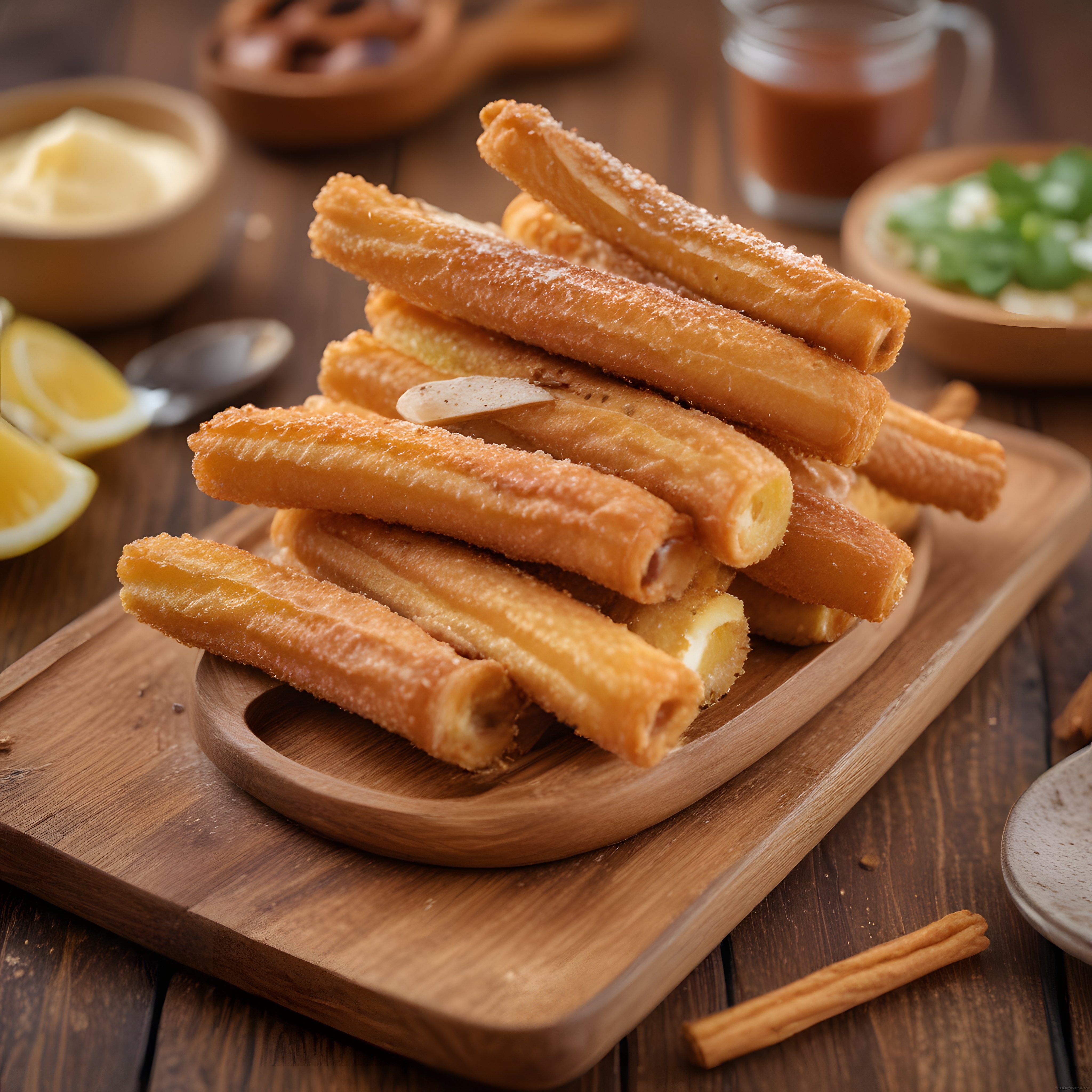 Altın Rengi Çıtır Churros: Sos Eşliğinde Ev Yapımı İspanyol Lezzeti