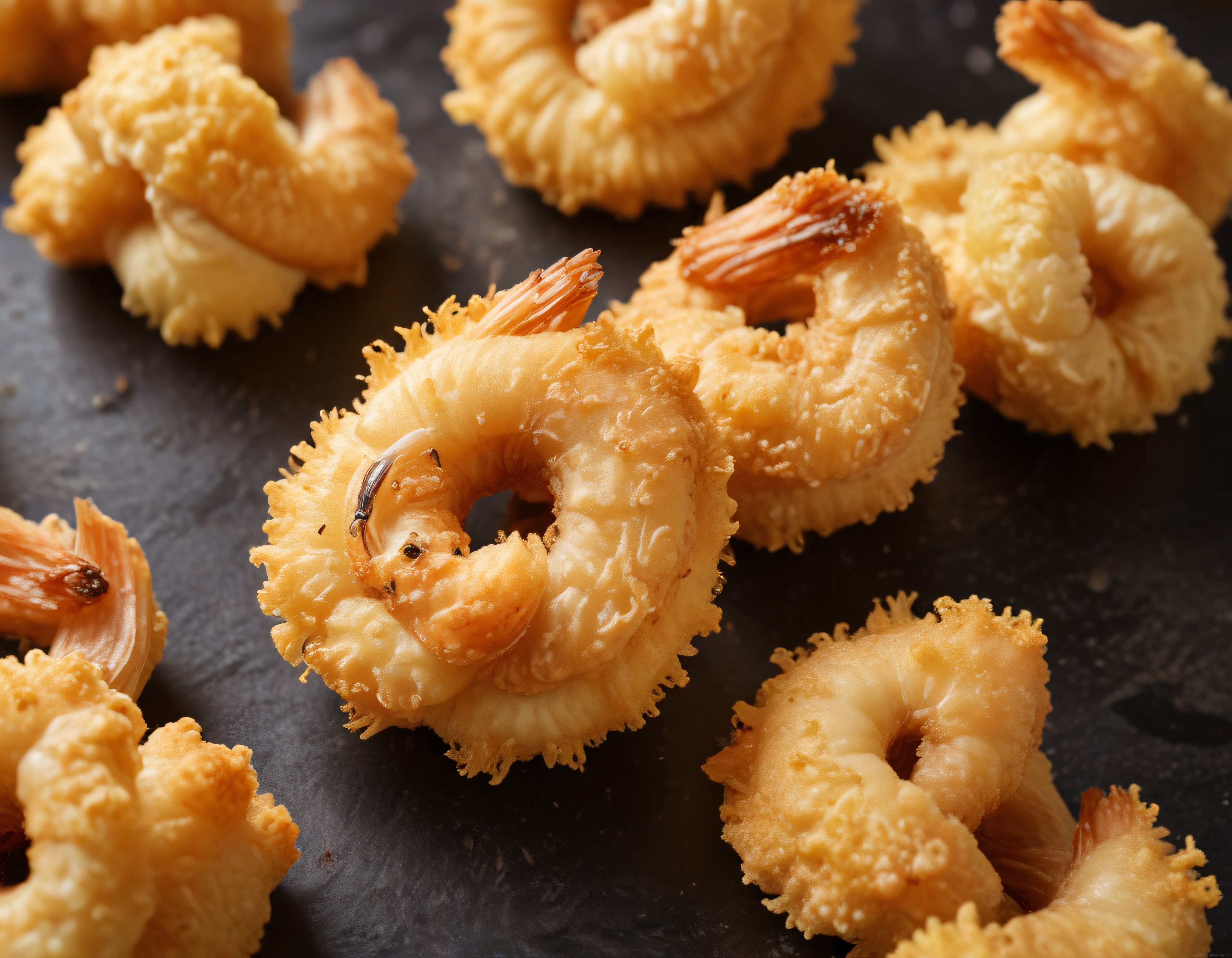 Altın Sarısı Çıtır Kaplamada Karides Tempura Tarifi ve Sunum