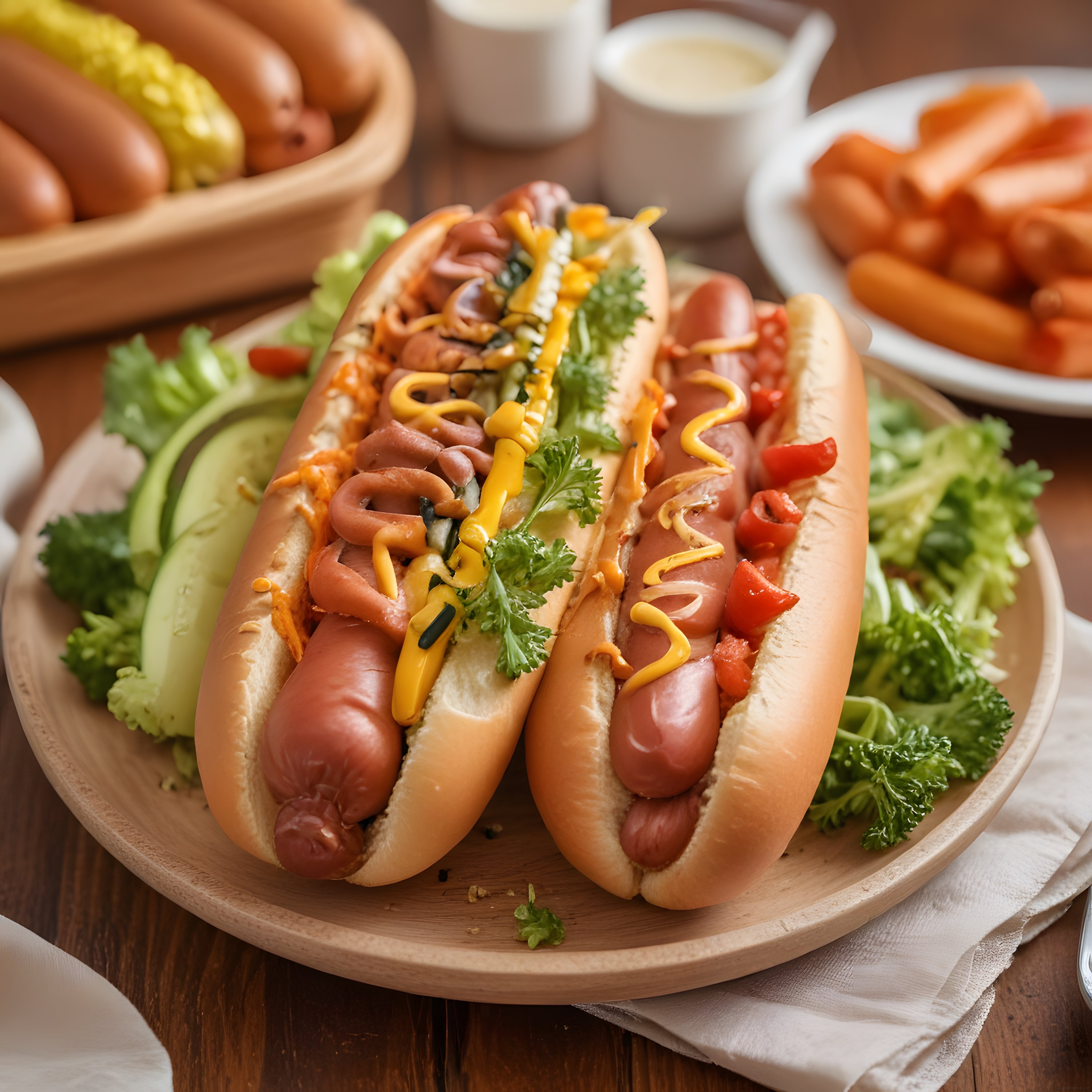 Amerikan Mutfağından Esinlenen Ev Yapımı Soslu ve Hardallı Hot Dog