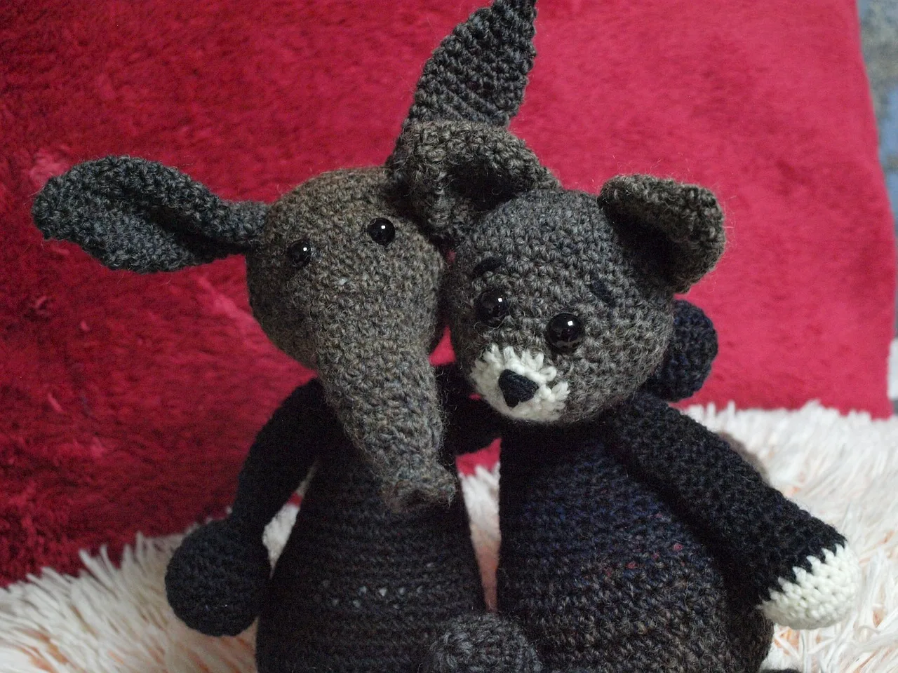 Amigurumi el emeği hayvan figürü - sevimli ev yapımı
