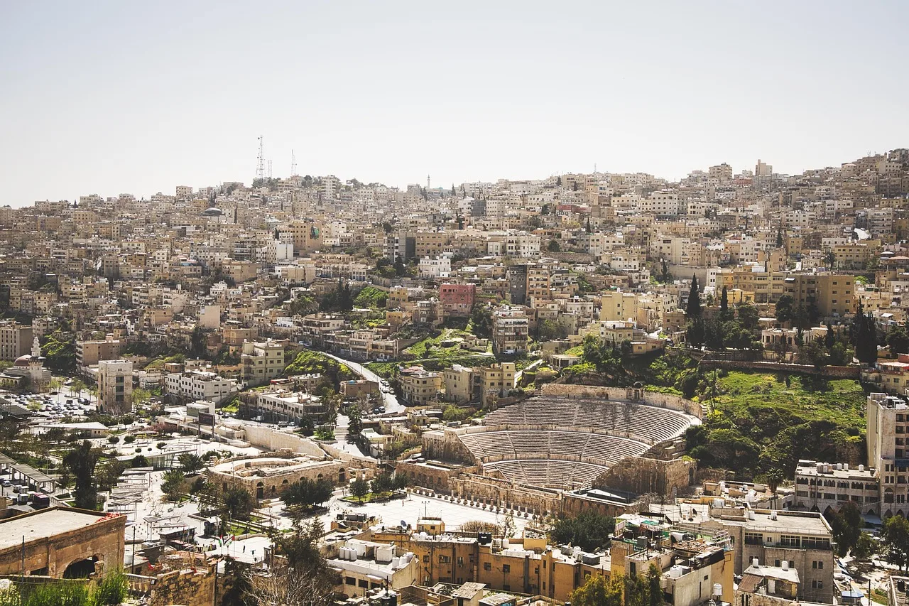 Amman şehir merkezi modern mimari fotoğrafı