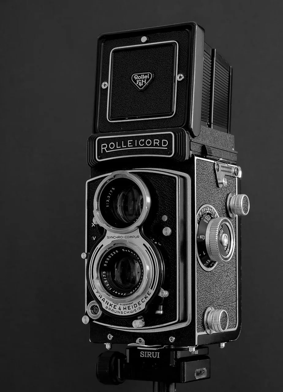 Analog kamera vintage fotoğraf çekimi - klasik stil