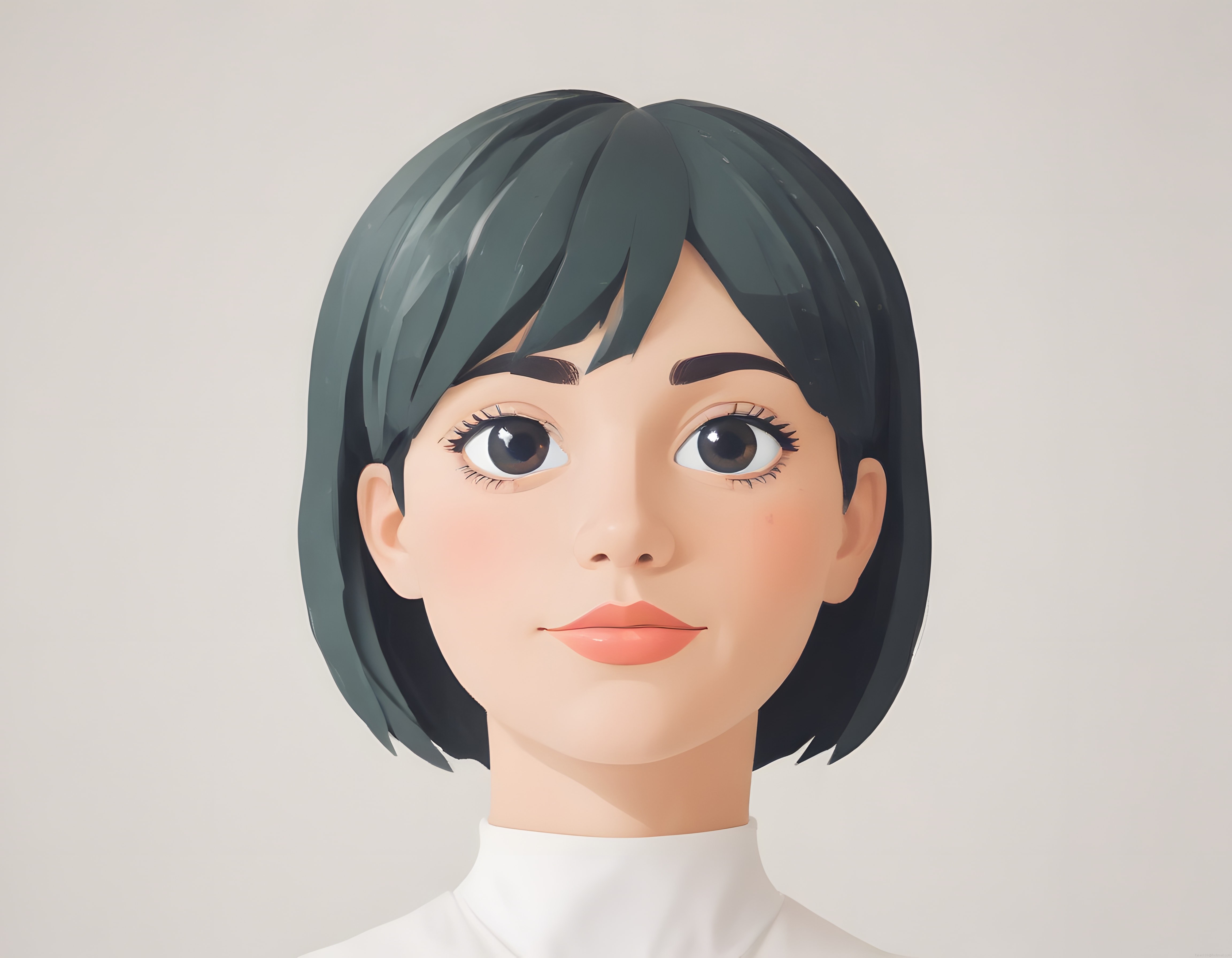 Anime Tarzı Dijital Karakter Portresi ve Modern İllüstrasyon Çalışması