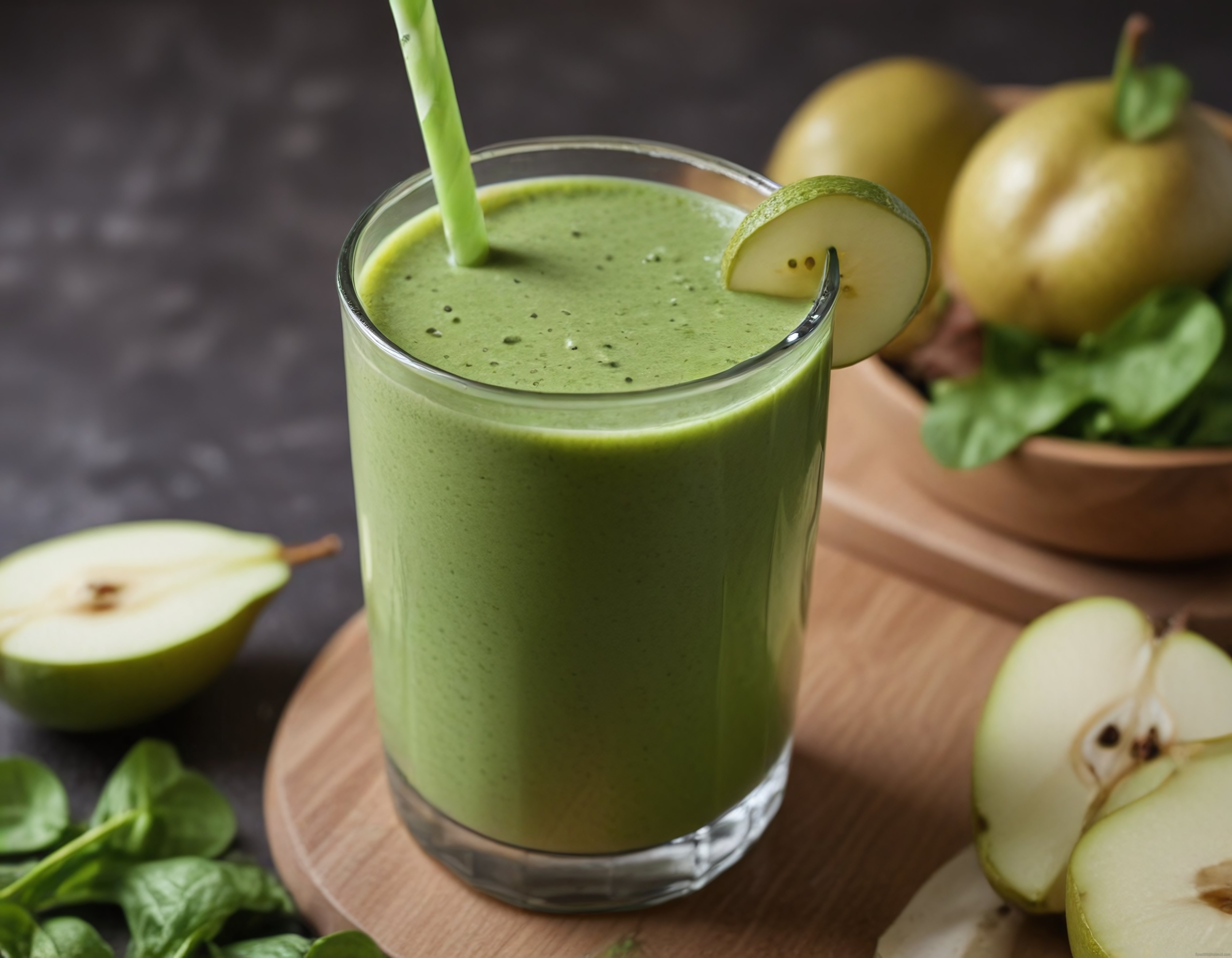 Armutlu Ispanaklı Yeşil Smoothie Tarifi: Sağlıklı ve Lezzetli İçecek