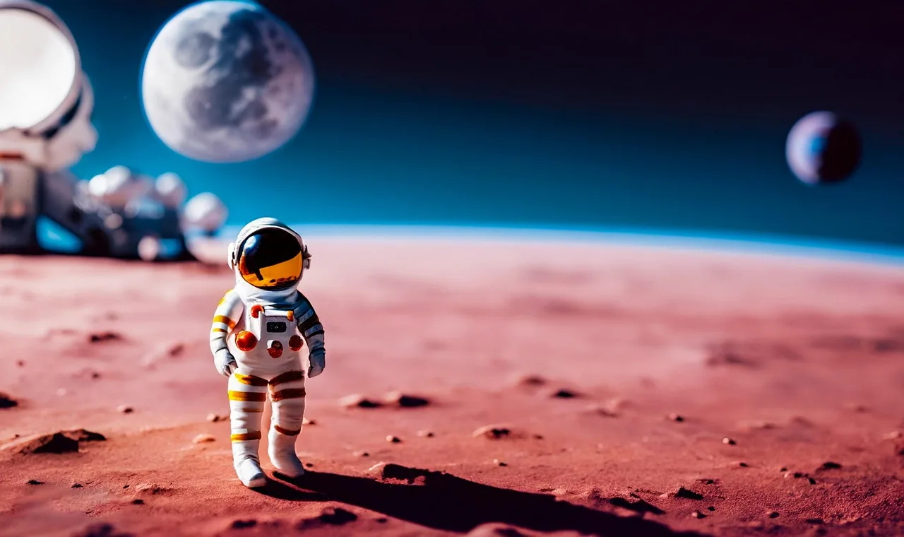 Astronot ayda galaksi keşfi - uzay fotoğrafı