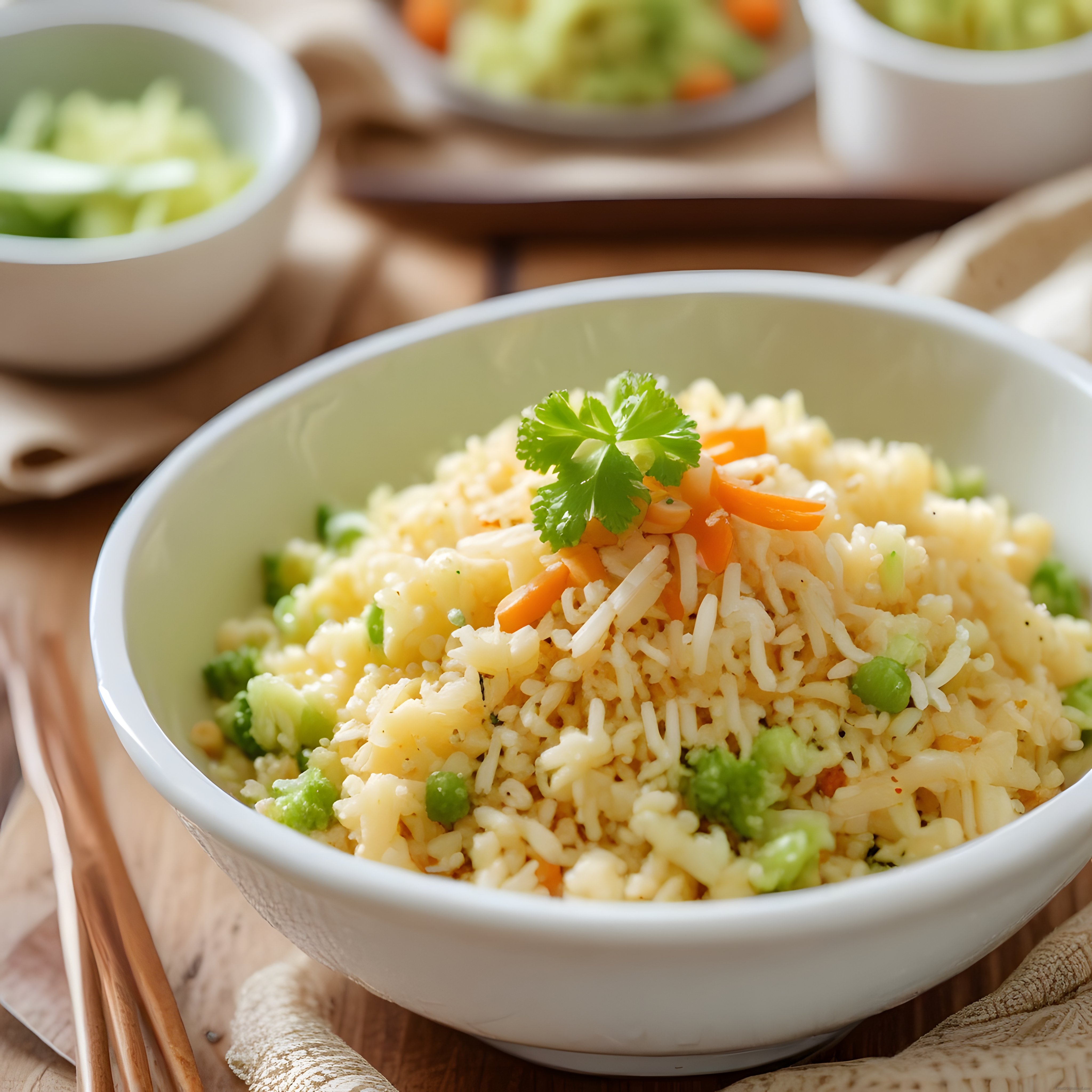 Asya Mutfağından Sebzeli Karidesli Pilav Tarifi ve Chopstick Sunumu