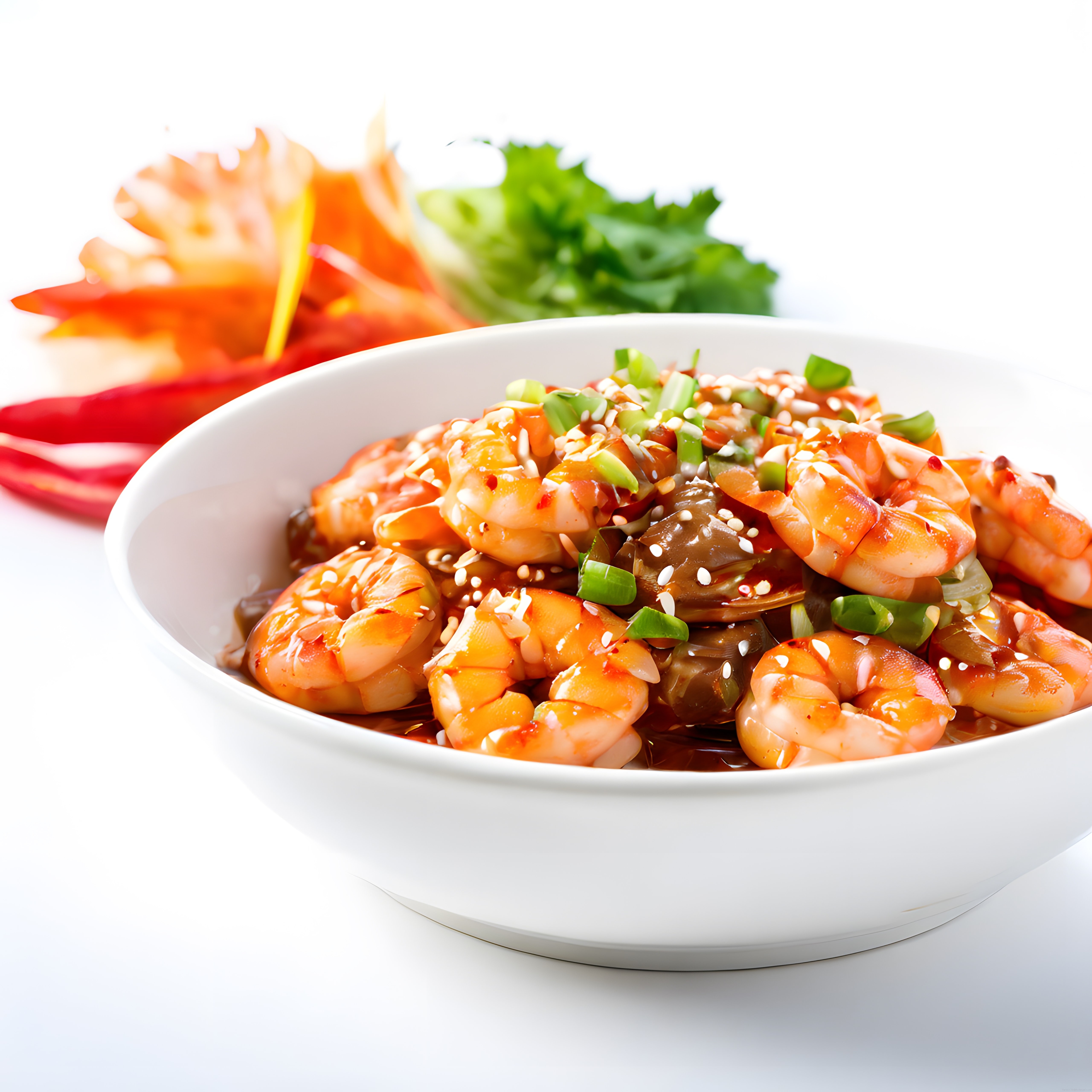 Asya Mutfağından Teriyaki Soslu Jumbo Karides ve Mantar Yemeği Tarifi