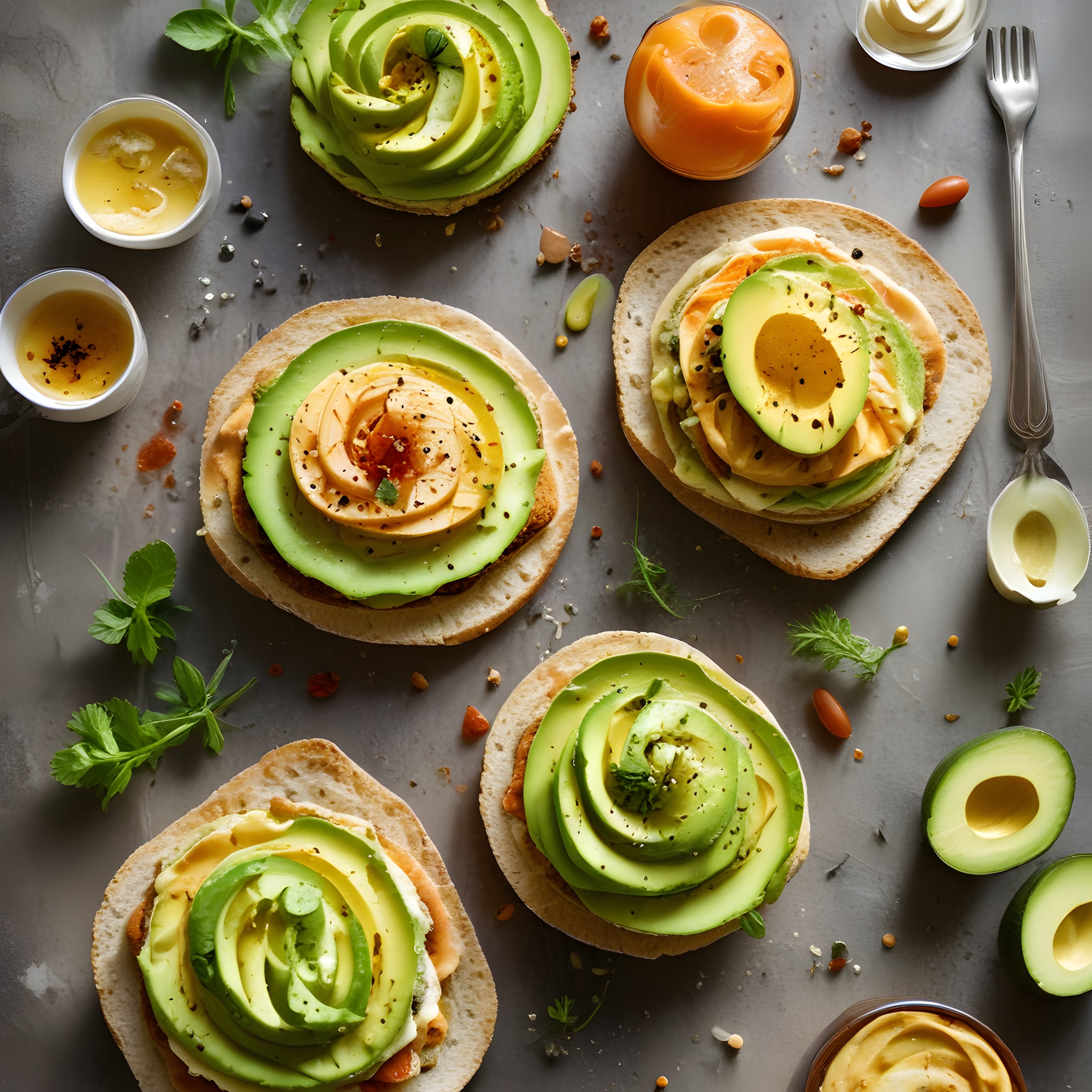 Avokado Güllü Tostlar: Sağlıklı ve Lezzetli Kahvaltı İçin Şık Brunch Fikri