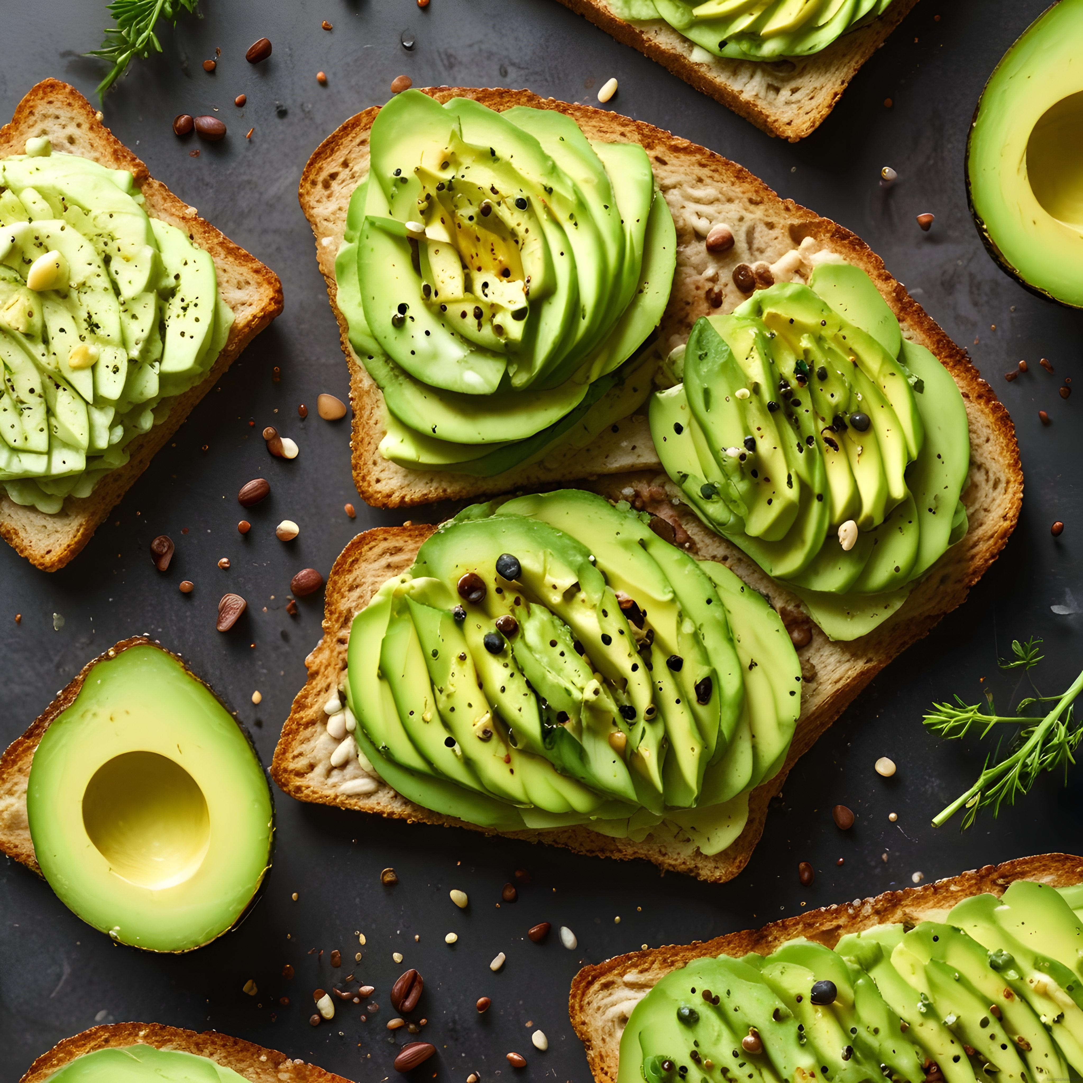Avokado Toast Tarifi: Gül Şeklinde Dilimlenmiş Avokadolu Kahvaltı Dilimleri