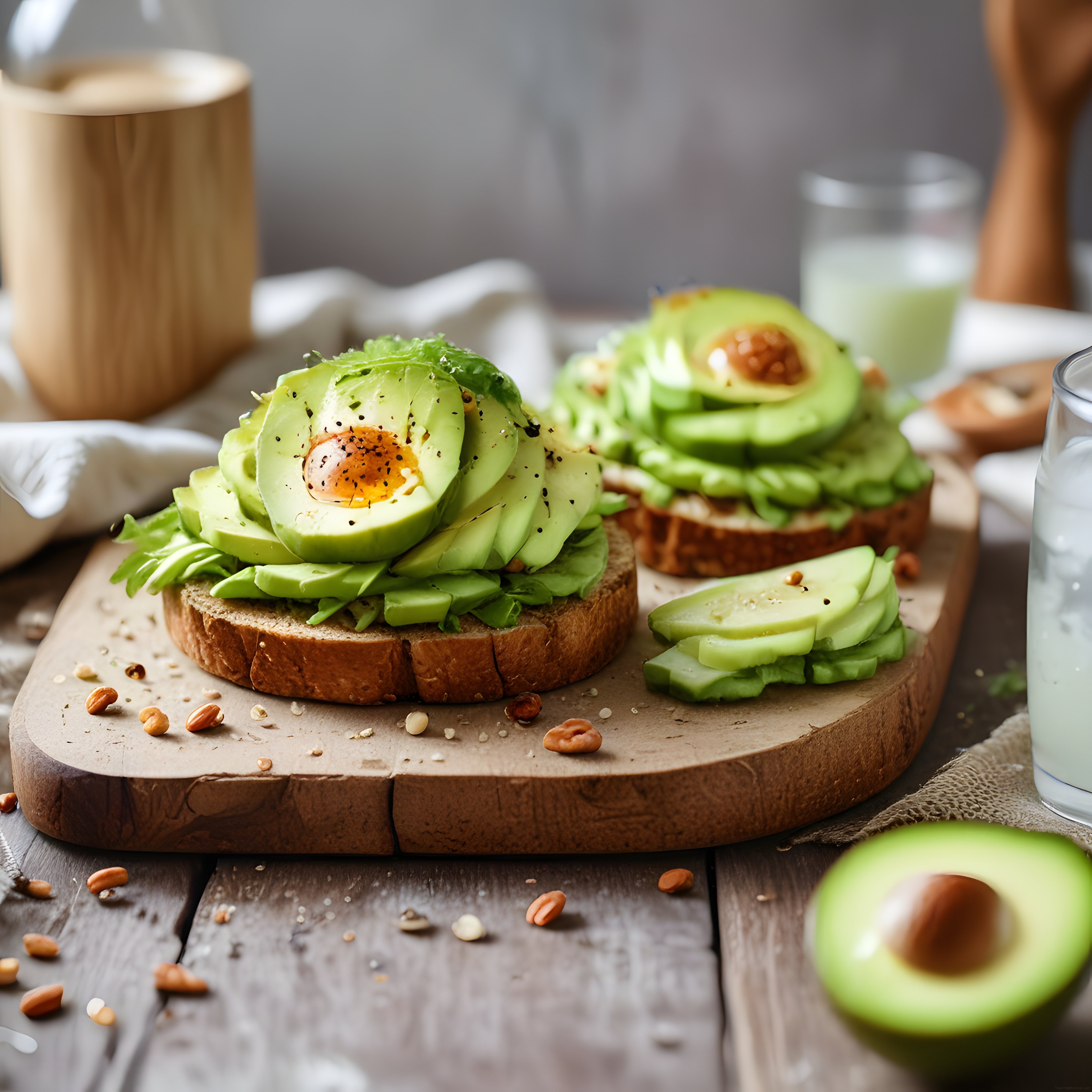 Avokado ve Haşlanmış Yumurtalı Tost: Besleyici Kahvaltı