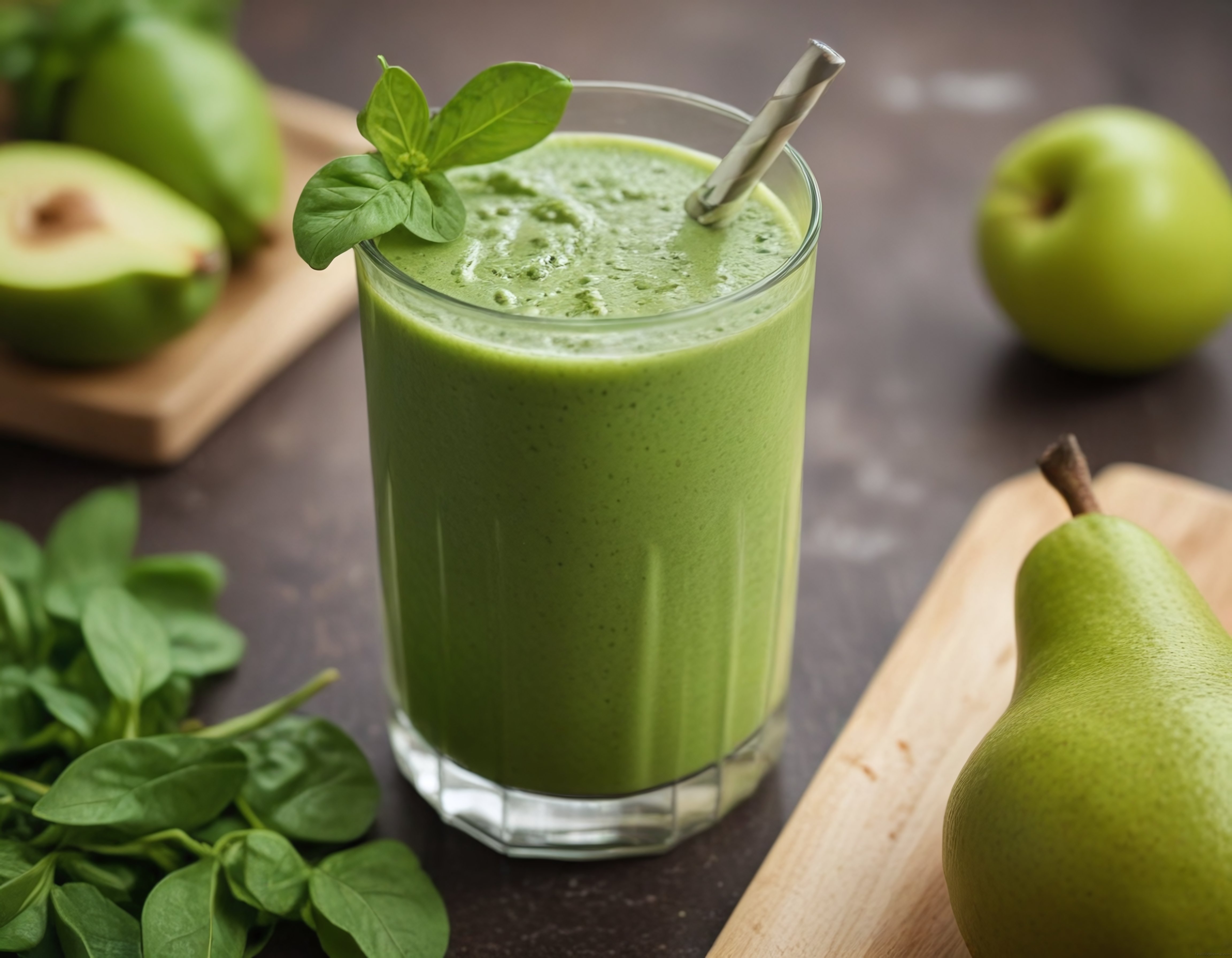Avokado ve Ispanaklı Yeşil Detoks Smoothie Tarifi: Sağlıklı ve Lezzetli