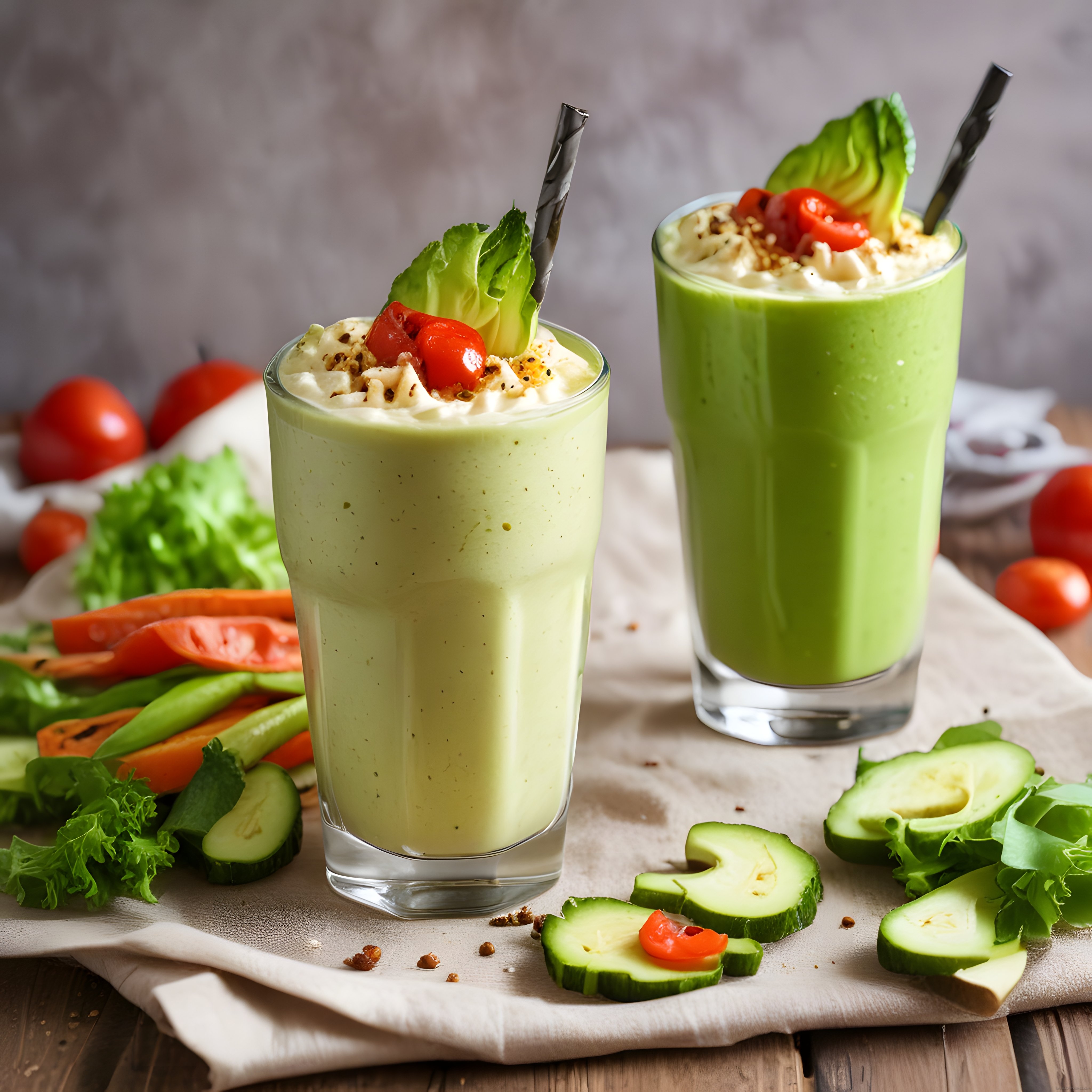 Avokado ve Salatalık ile Hazırlanan Vitamin Dolu Yeşil İçecek Tarifi