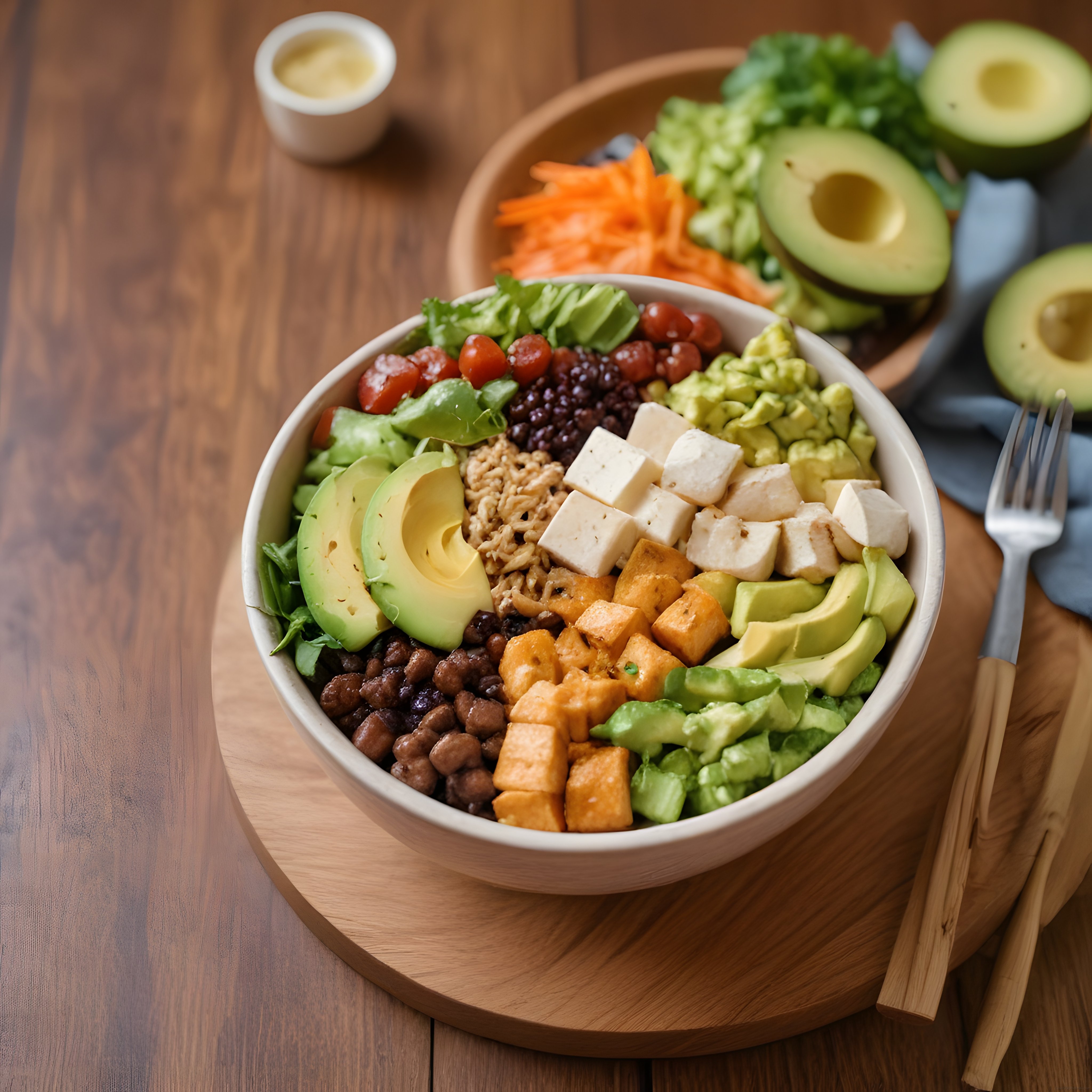Avokado ve Tofulu Renkli Buddha Bowl ile Sağlıklı ve Dengeli Beslenme