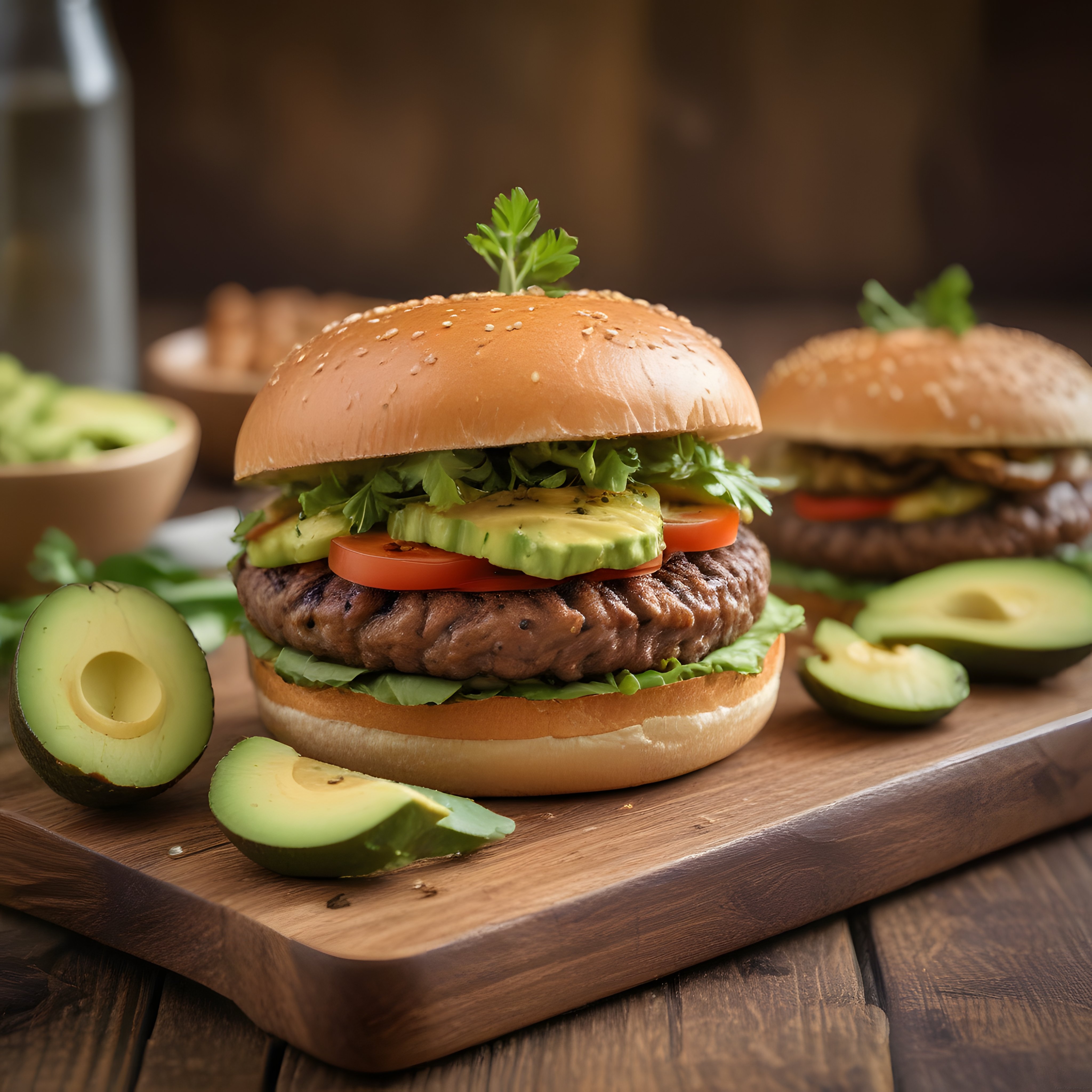 Avokadolu Gourmet Hamburger: Taze Malzemelerle Ev Yapımı Lezzet Şöleni