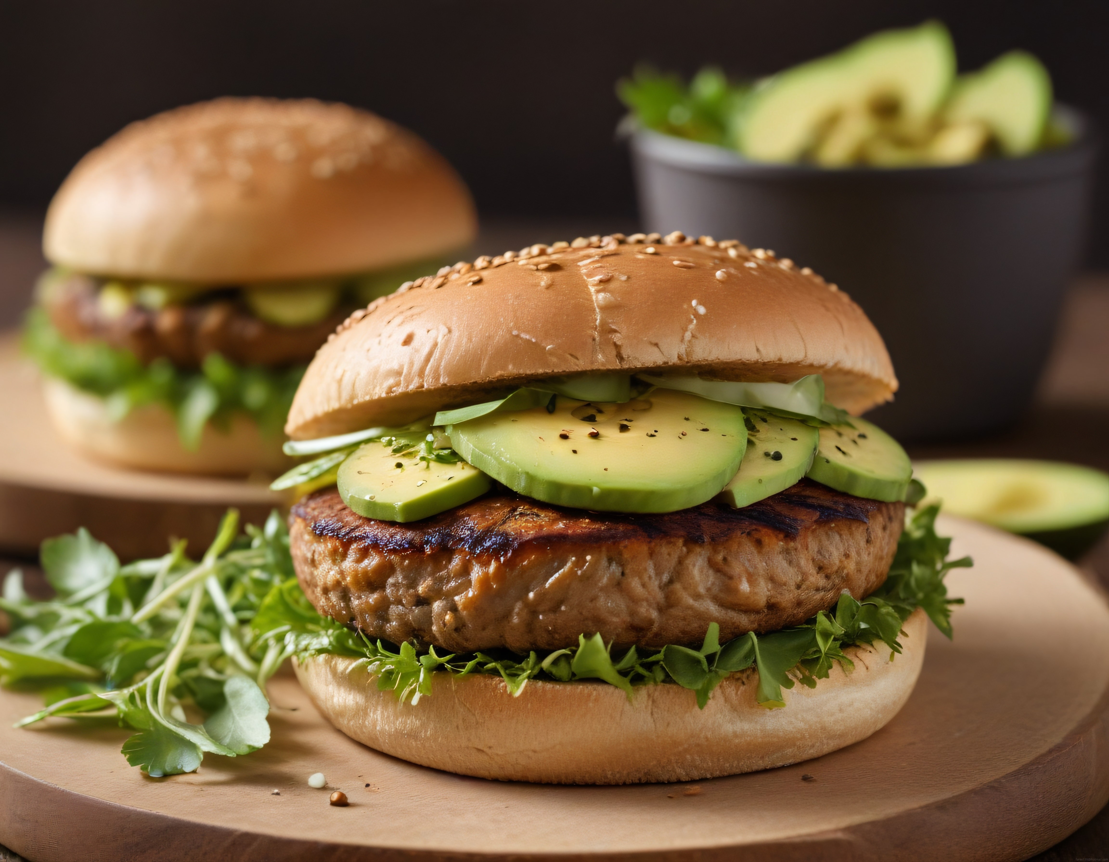 Avokadolu Izgara Burger: Ev Yapımı Sağlıklı ve Doyurucu Lezzet