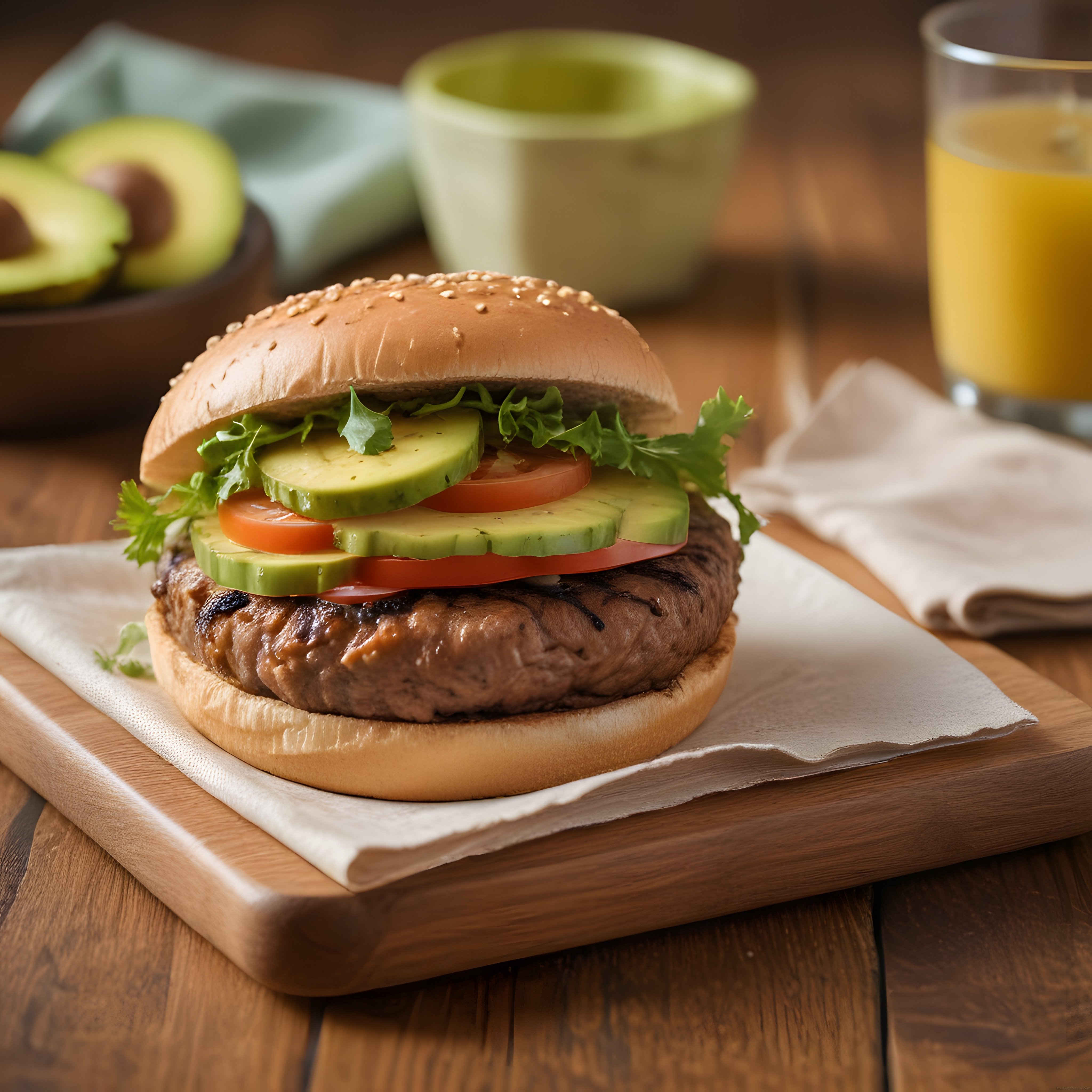 Avokadolu Izgara Gurme Hamburger Tarifi: Evde Sağlıklı Burger Nasıl Yapılır?