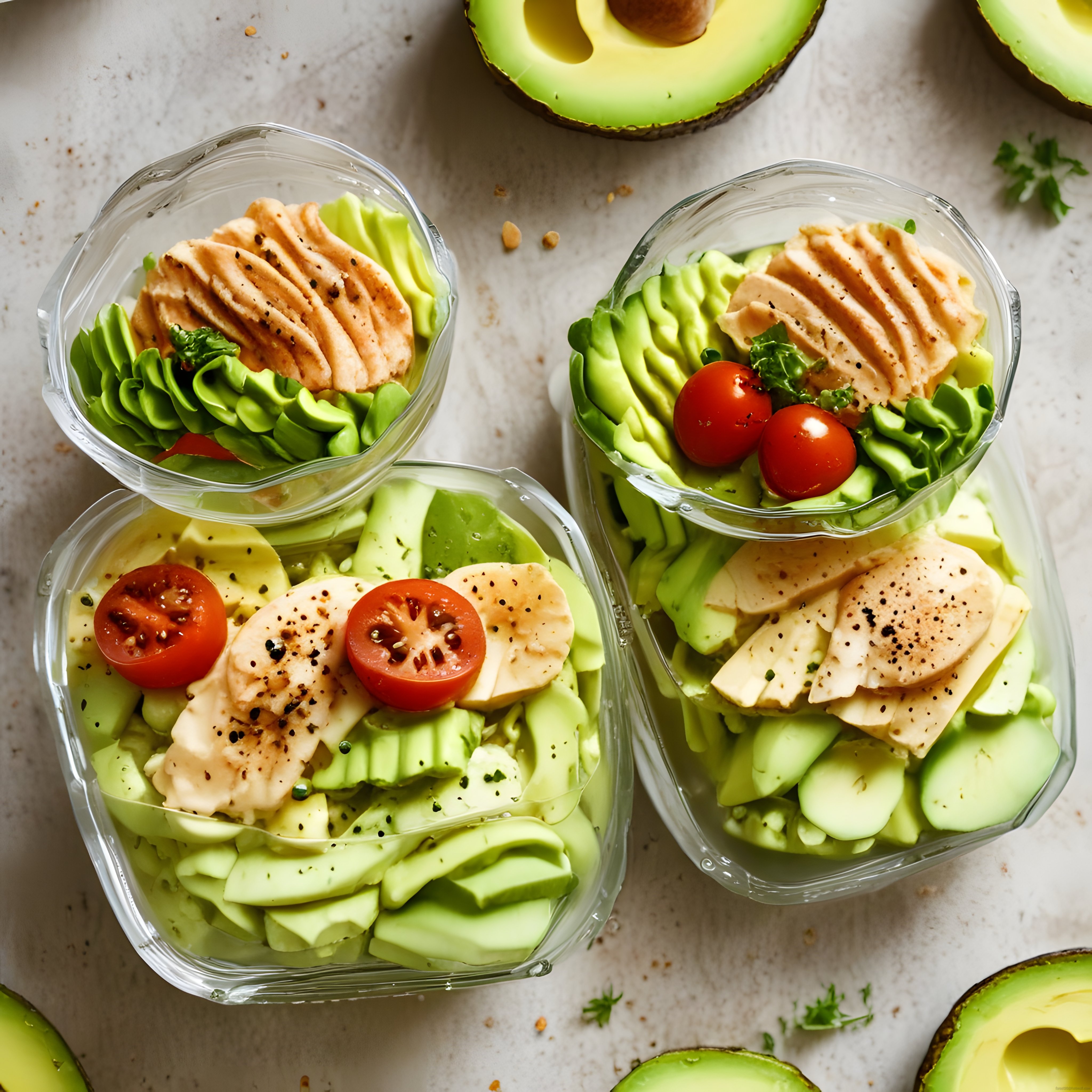 Avokadolu Izgara Tavuklu Sağlıklı Meal Prep Tarifi ve Beslenme Önerileri