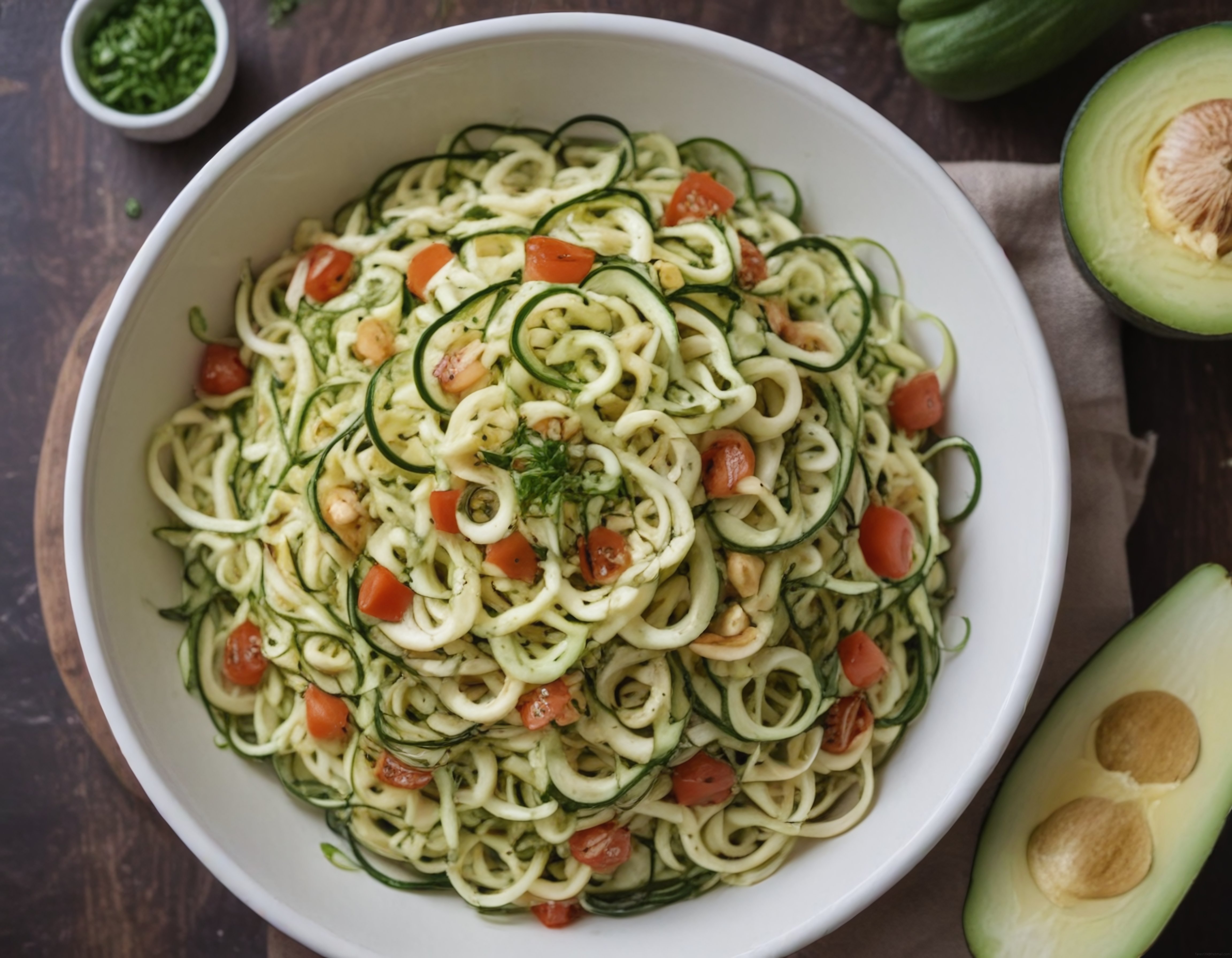 Avokadolu Kabak Spagetti Tarifi: Sağlıklı ve Pratik Vegan Akşam Yemeği
