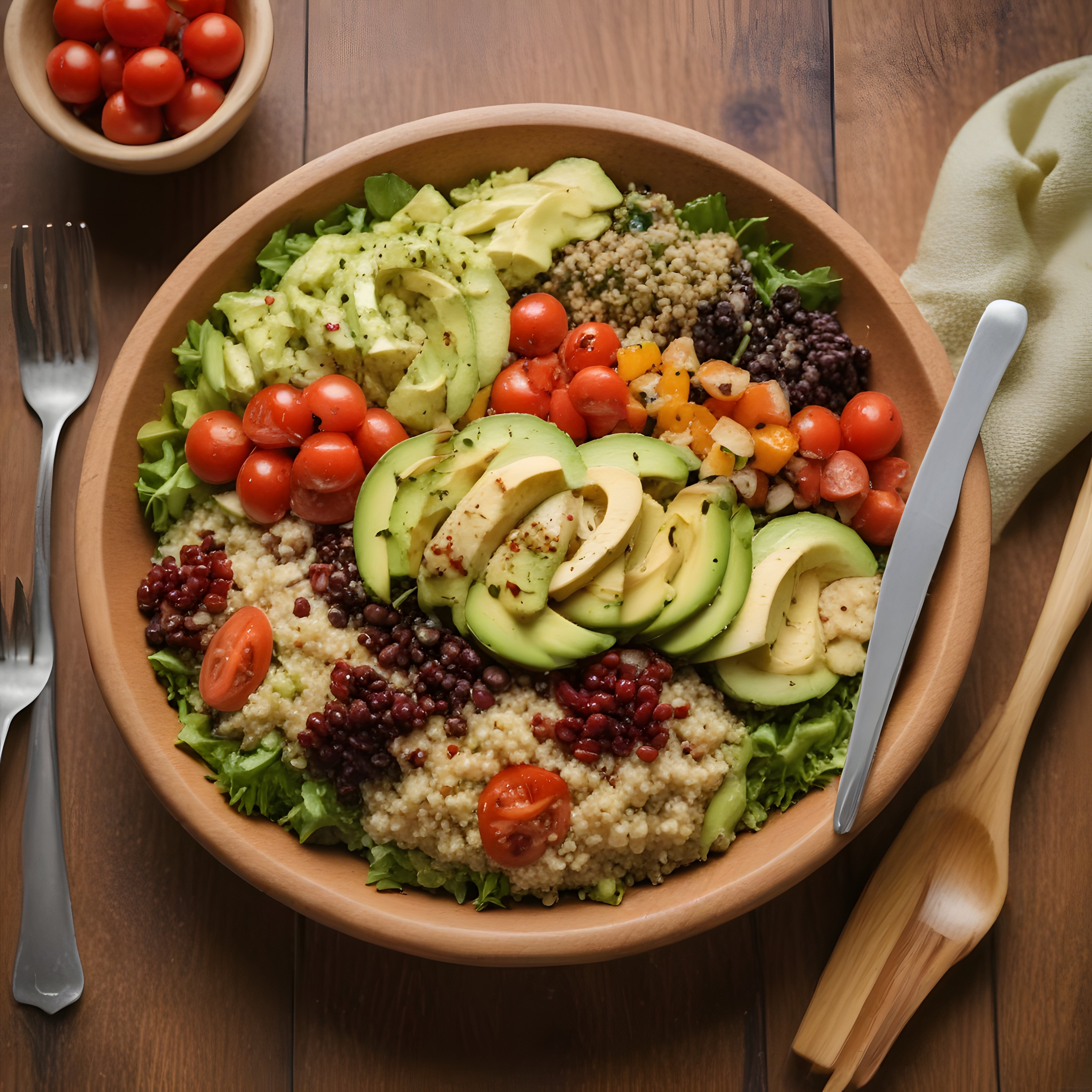 Avokadolu Kinoa Bowl: Sağlıklı ve Renkli Bir Vegan Beslenme Kasesi