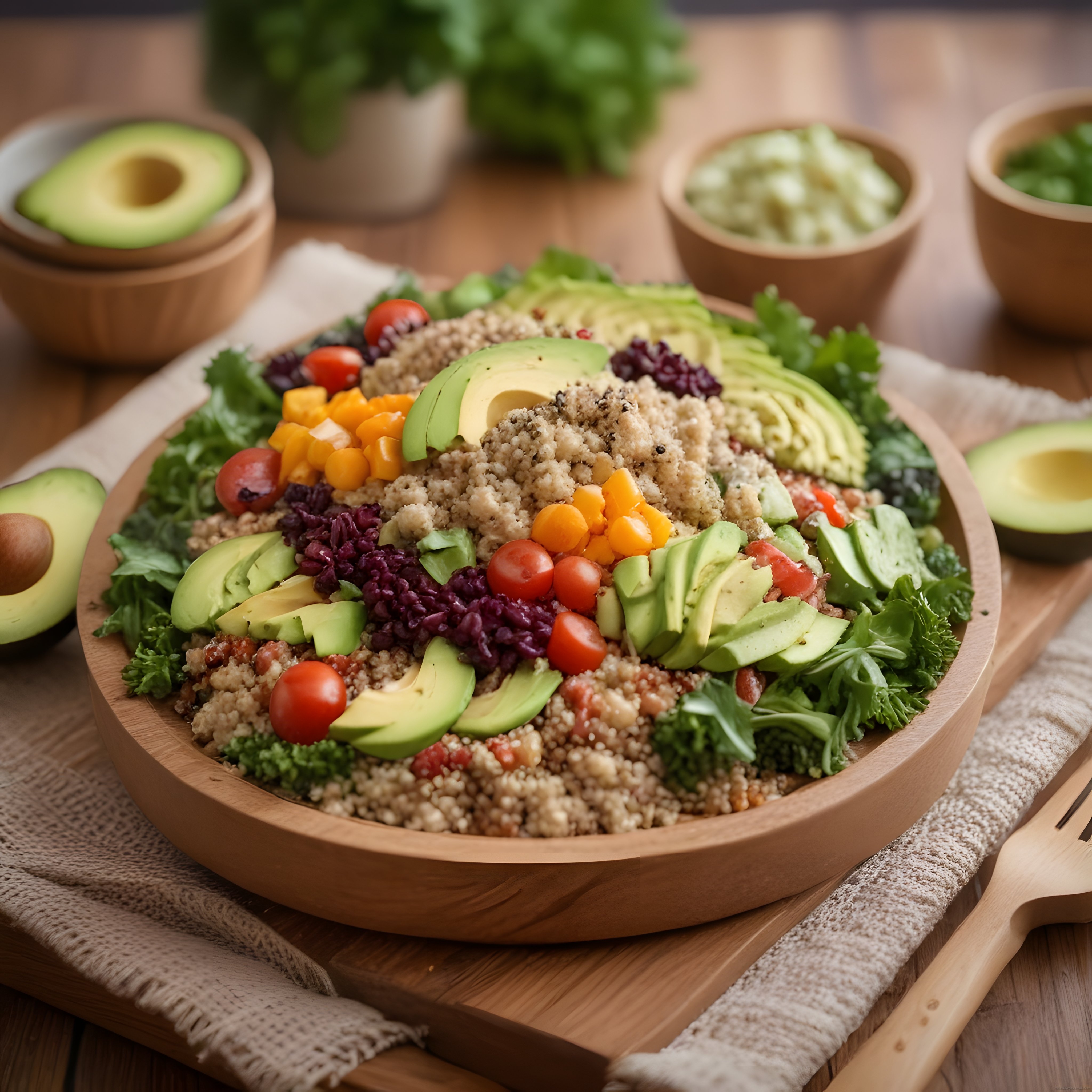 Avokadolu Kinoa Bowl: Sağlıklı ve Renkli Vegan Beslenme Kasesi