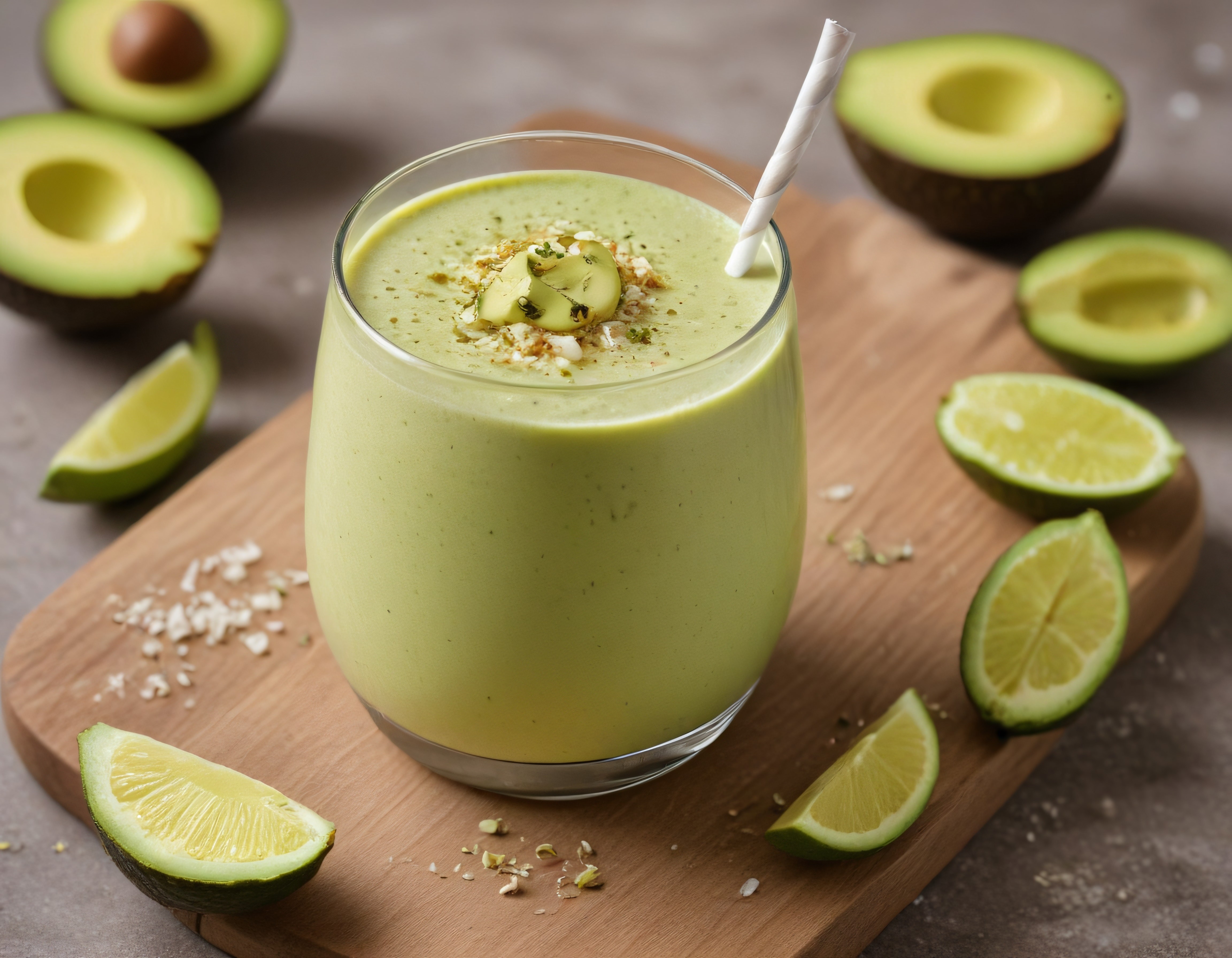 Avokadolu Lime Smoothie: Kremasız Doğal ve Besleyici İçecek Tarifi