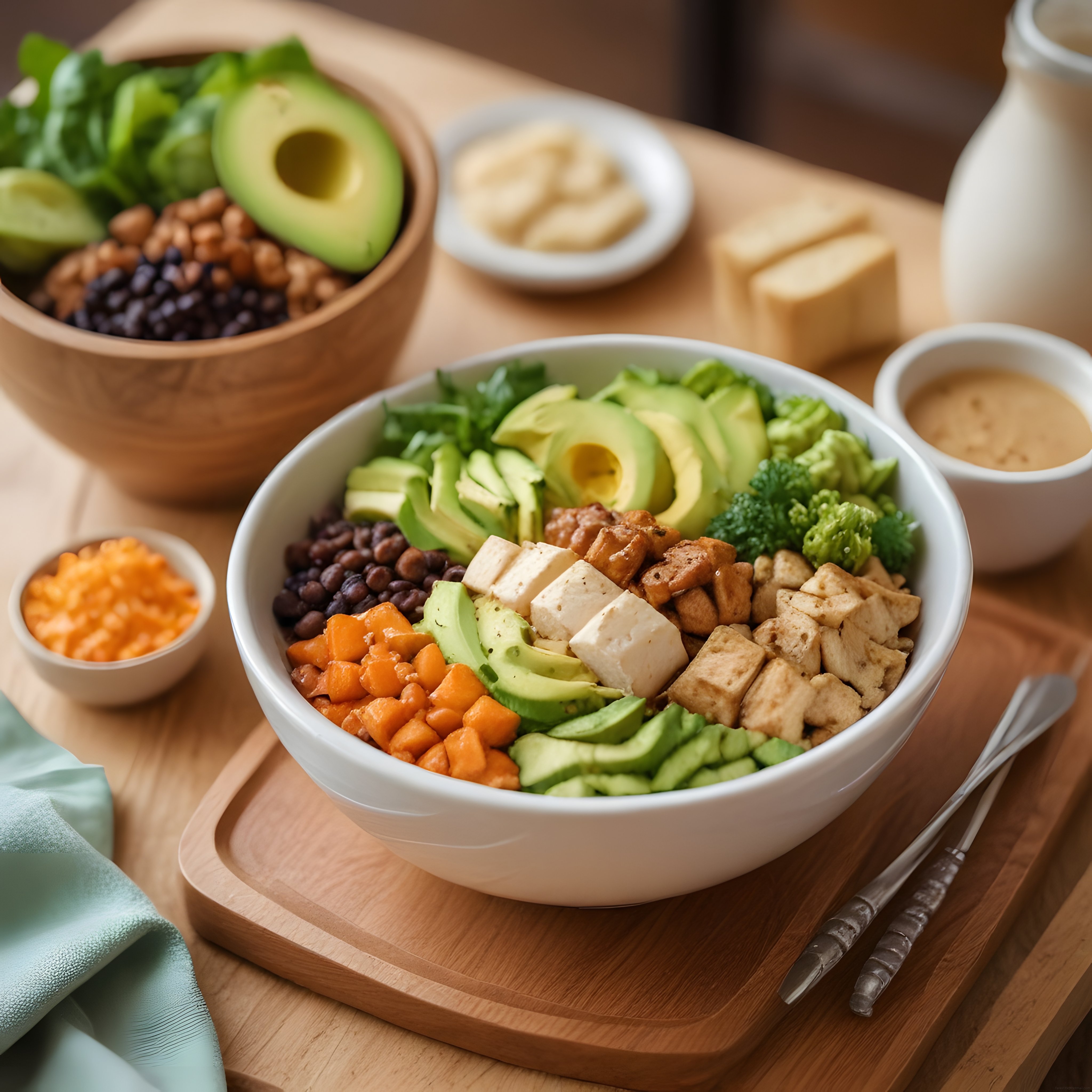 Avokadolu Tofulu Renkli Buddha Kase Tarifi ve Sağlıklı Vegan Beslenme