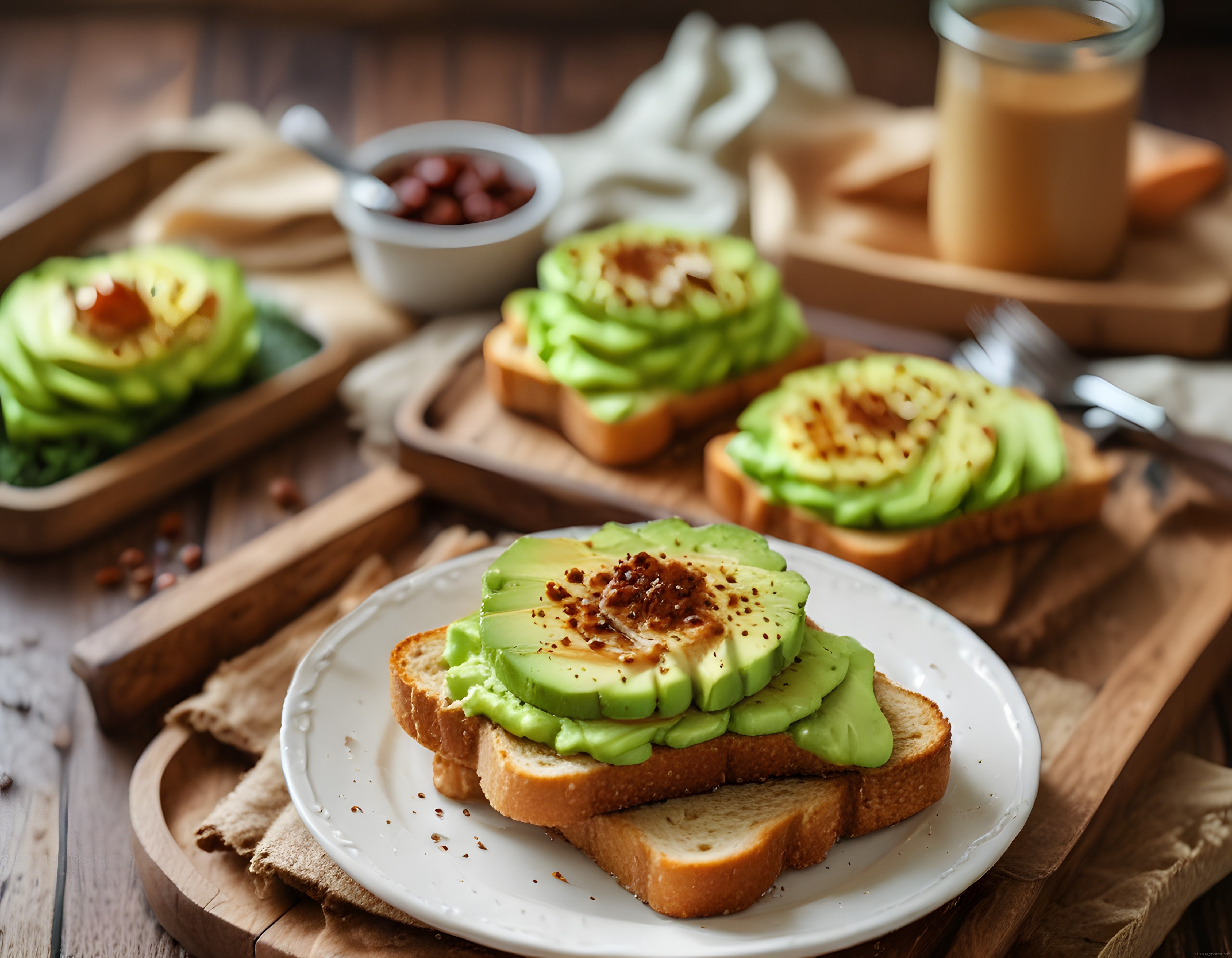 Avokadolu Tost ve Kahvaltı Sunumu: Sağlıklı ve Lezzetli Brunch Tabağı