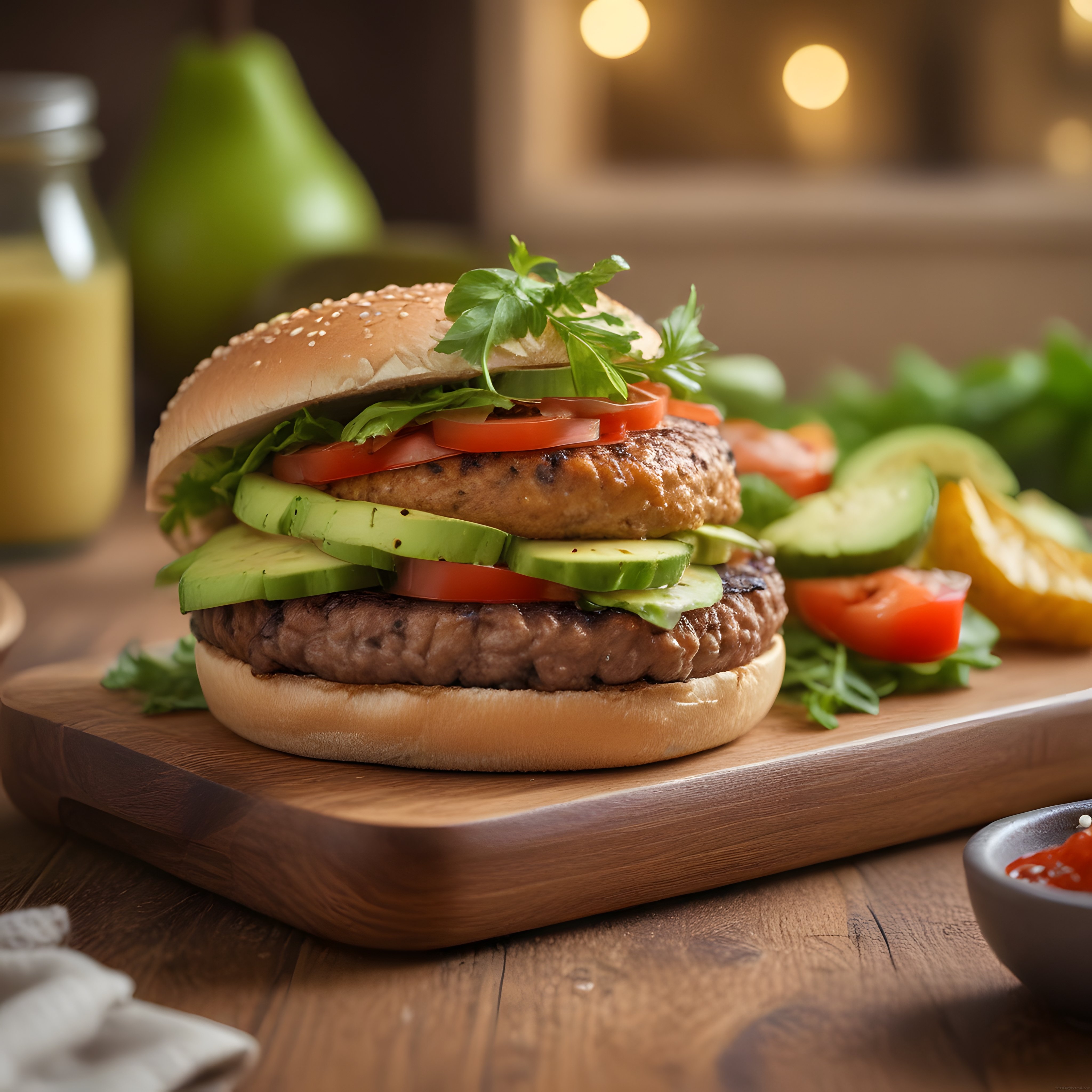 Avokadolu ve Çift Katlı Nefis Hamburger Tarifi: Ev Yapımı Lezzet