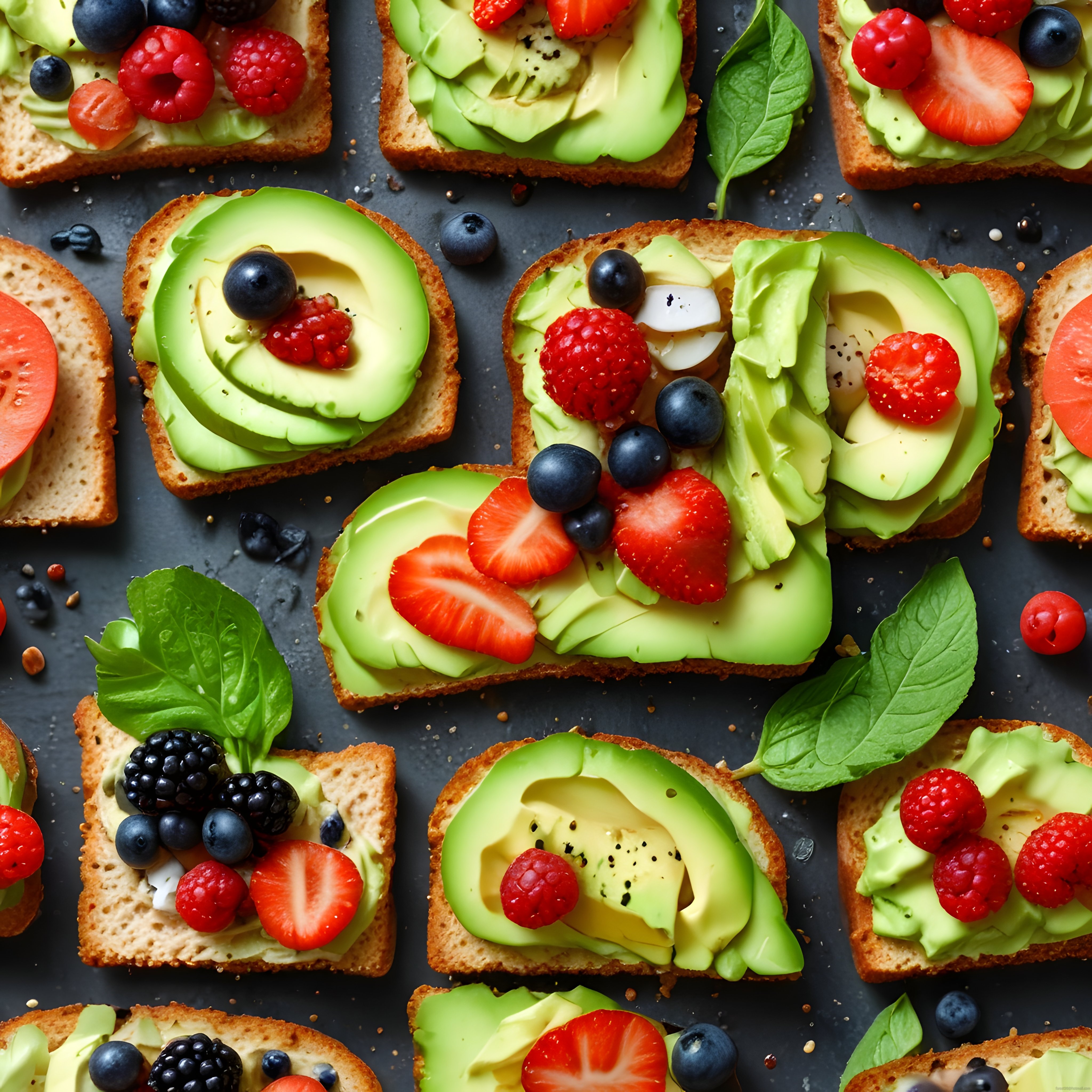Avokadolu ve Orman Meyveli Kahvaltı Toastları: Sağlıklı Brunch Önerisi