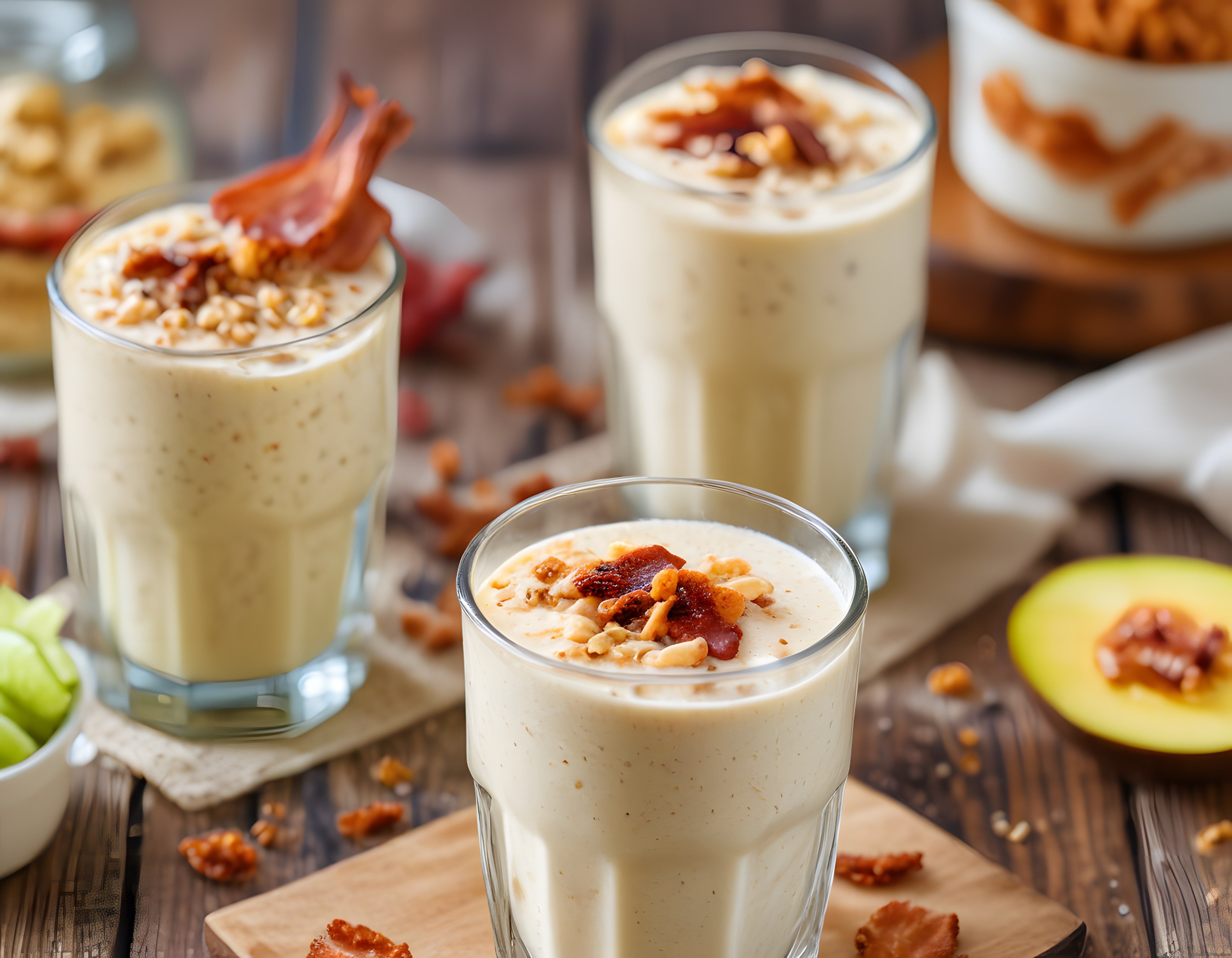Avokadolu ve Pastırmalı Kahvaltı Smoothie: Doyurucu ve Lezzetli
