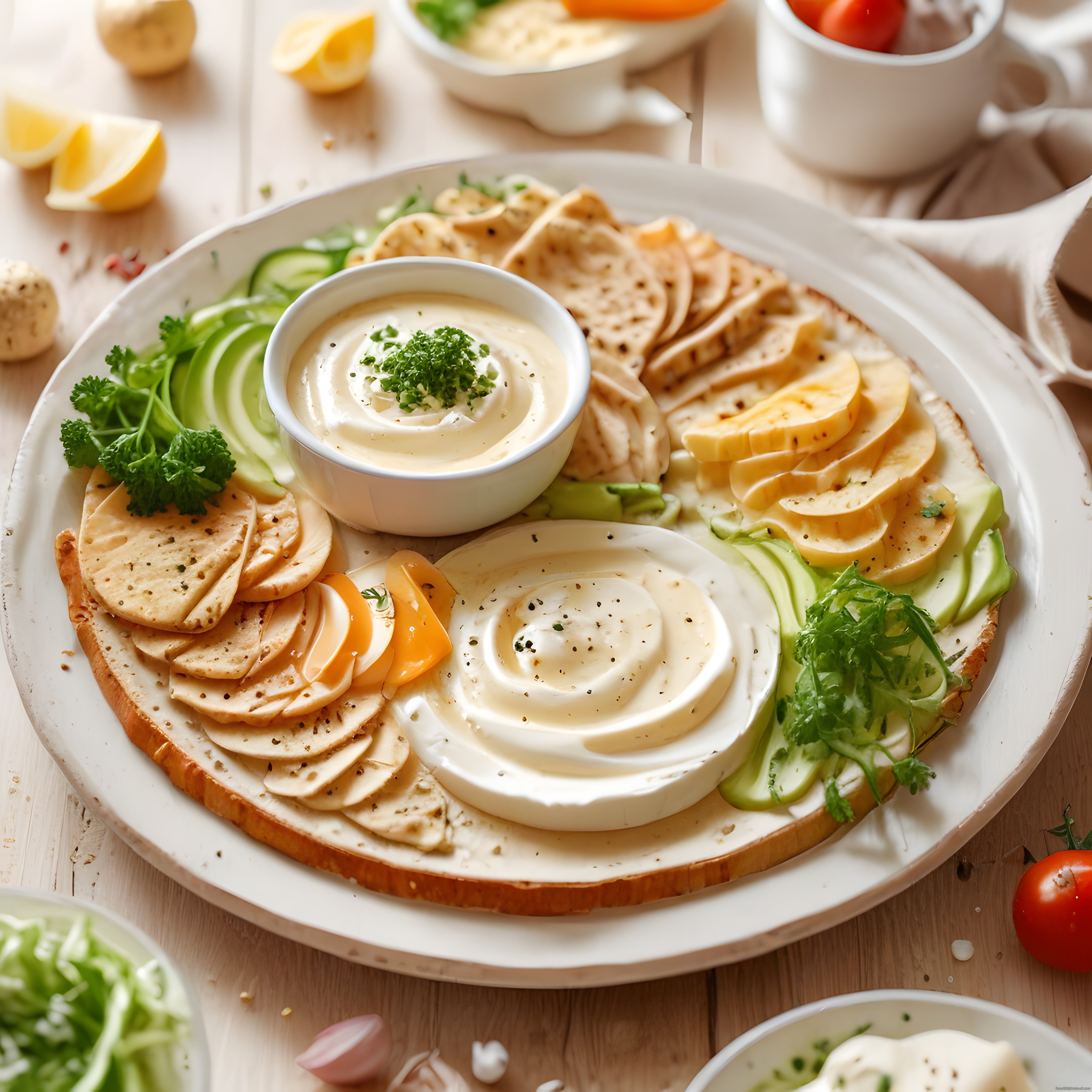 Avokadolu ve peynirli kahvaltı tabağı: Sağlıklı brunch için görsel şölen