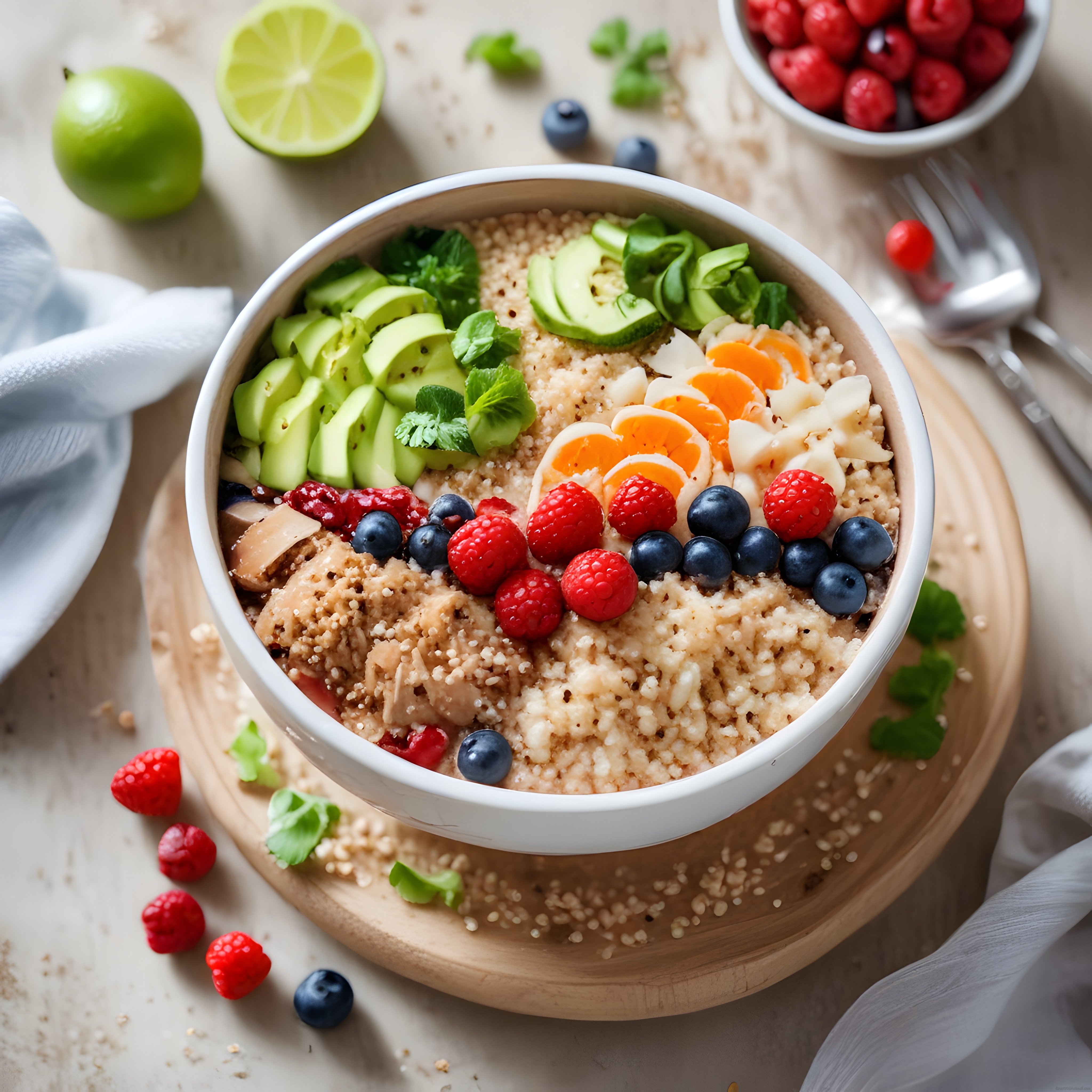 Avokadolu ve Yumurtalı Quinoa Kasesi ile Evde Sağlıklı Buddha Bowl Tarifi