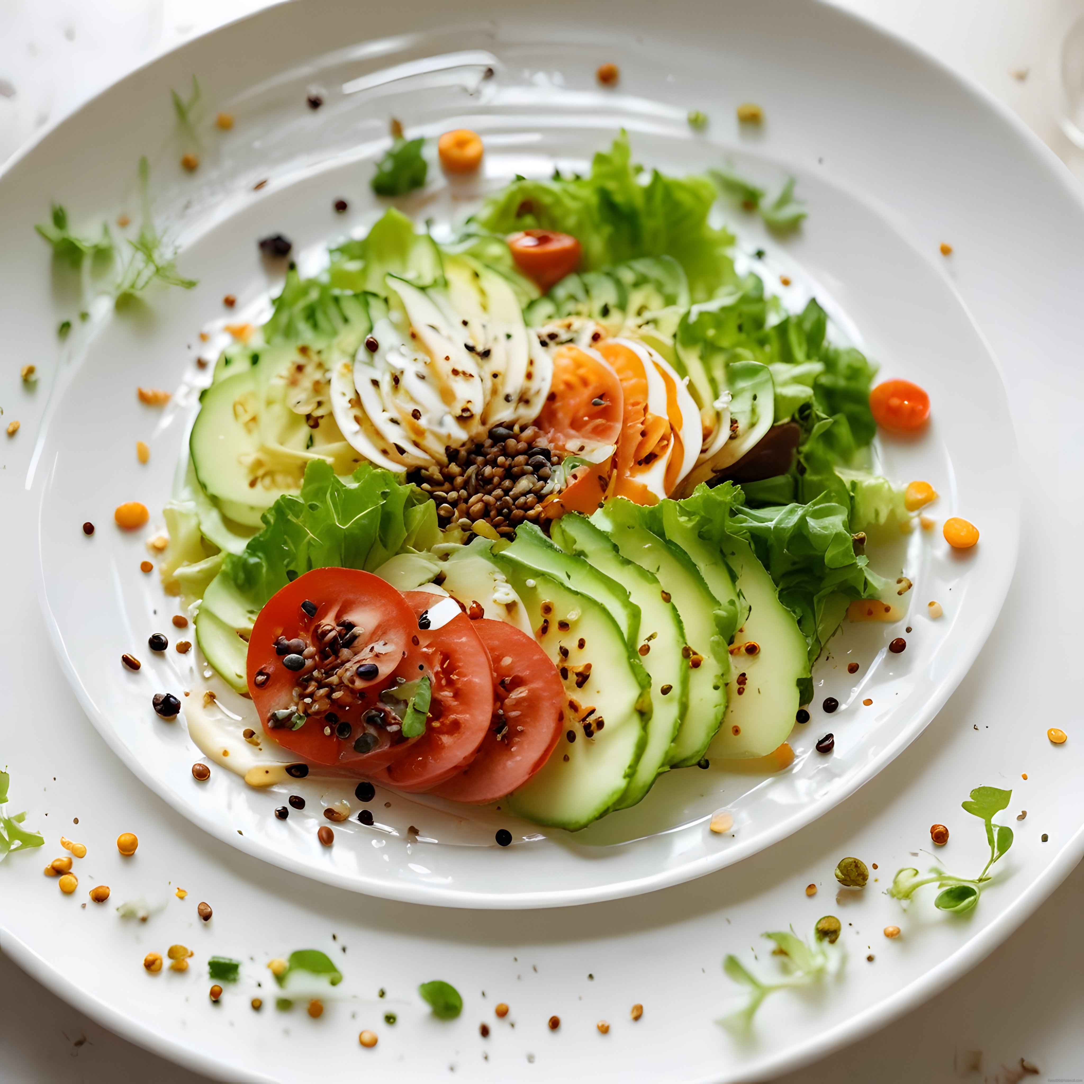 Avokadolu ve Yumurtalı Renkli Taze Salata Tarifi ile Sağlıklı Beslenme
