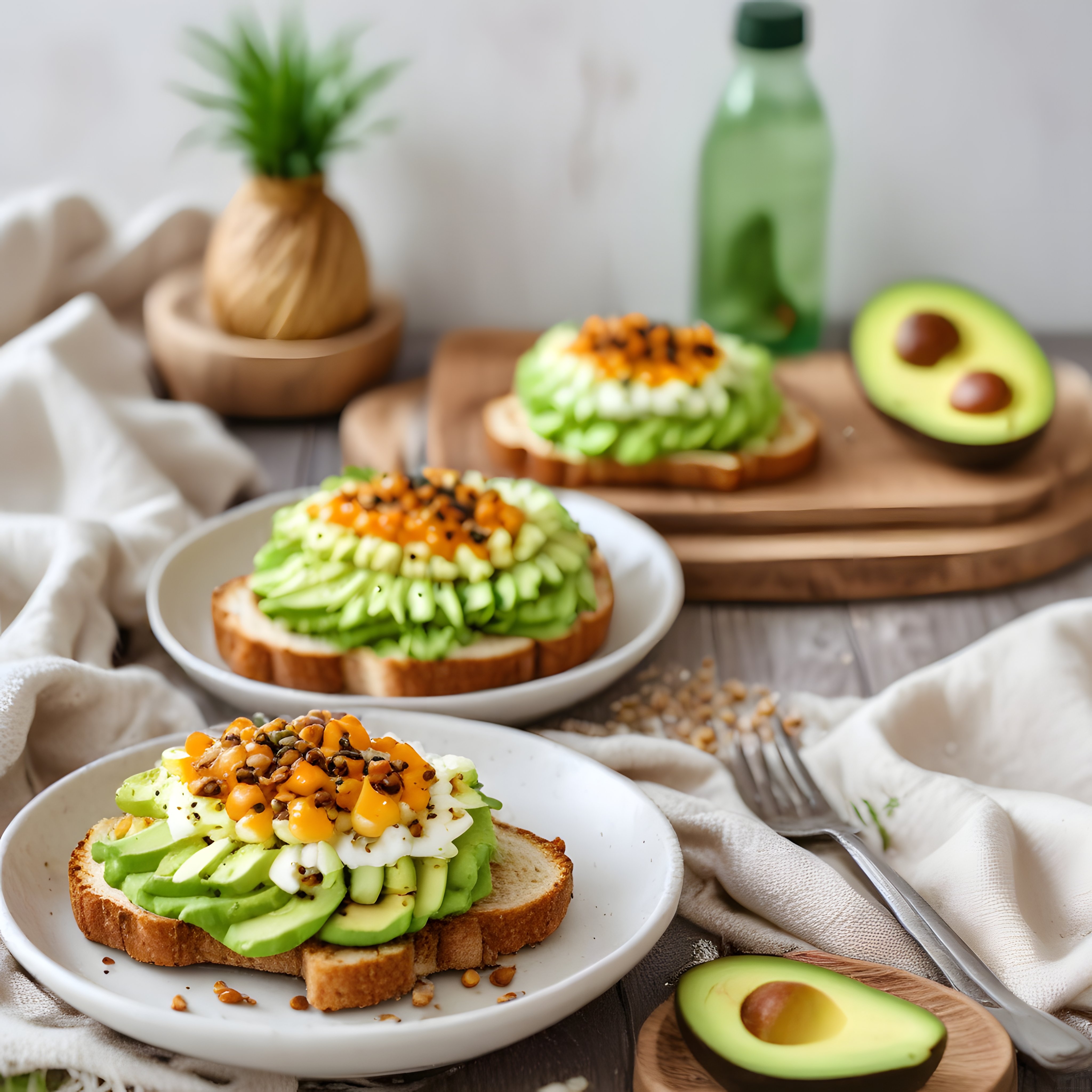 Avokadolu Yumurtalı Gourmet Tost ile Sağlıklı Kahvaltı Fikirleri