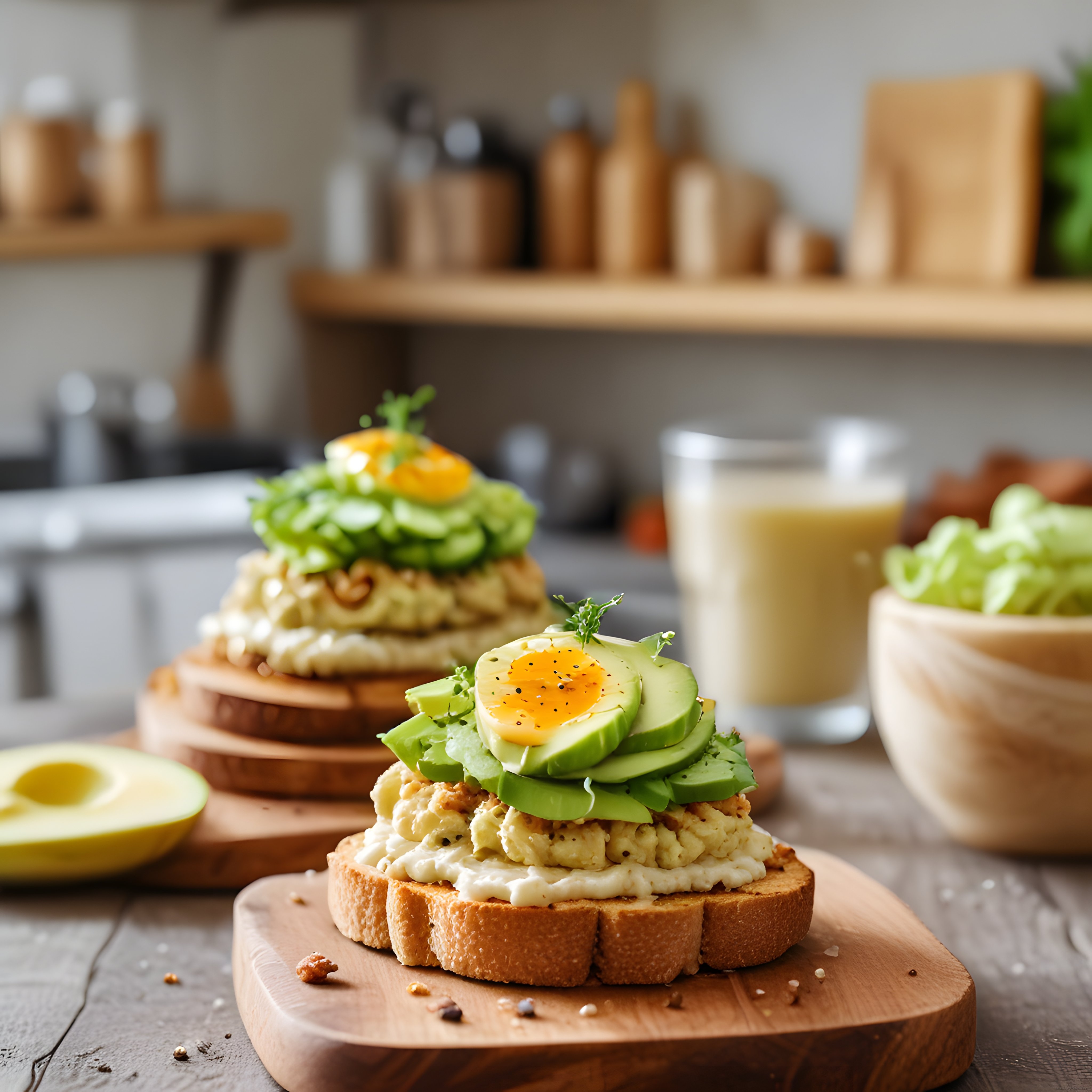 Avokadolu Yumurtalı Tost ile Ev Yapımı Sağlıklı ve Lezzetli Kahvaltı Keyfi