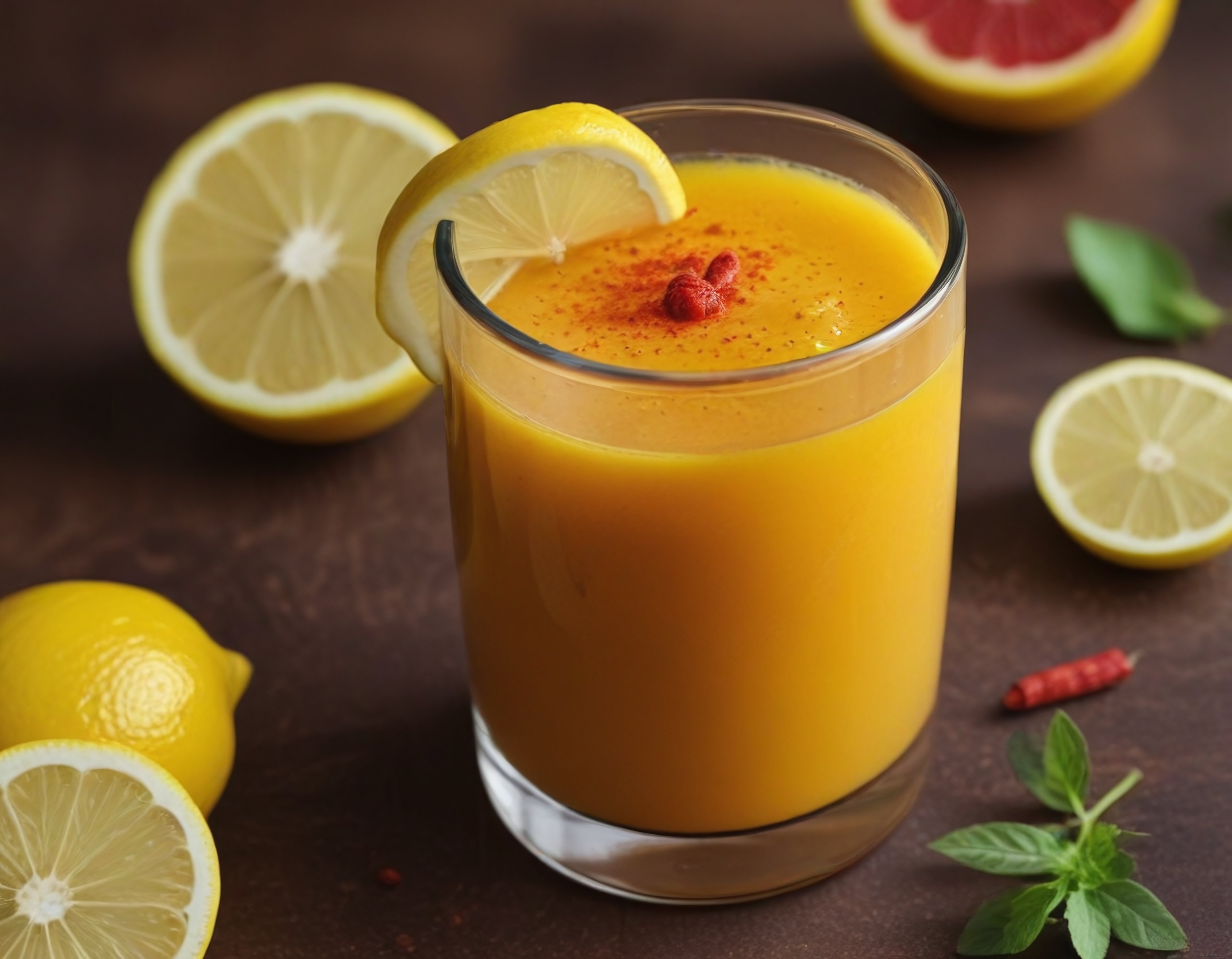 Baharatlı ve Limonlu Detoks İçeceği: Vitamin Dolu Sağlıklı Smoothie