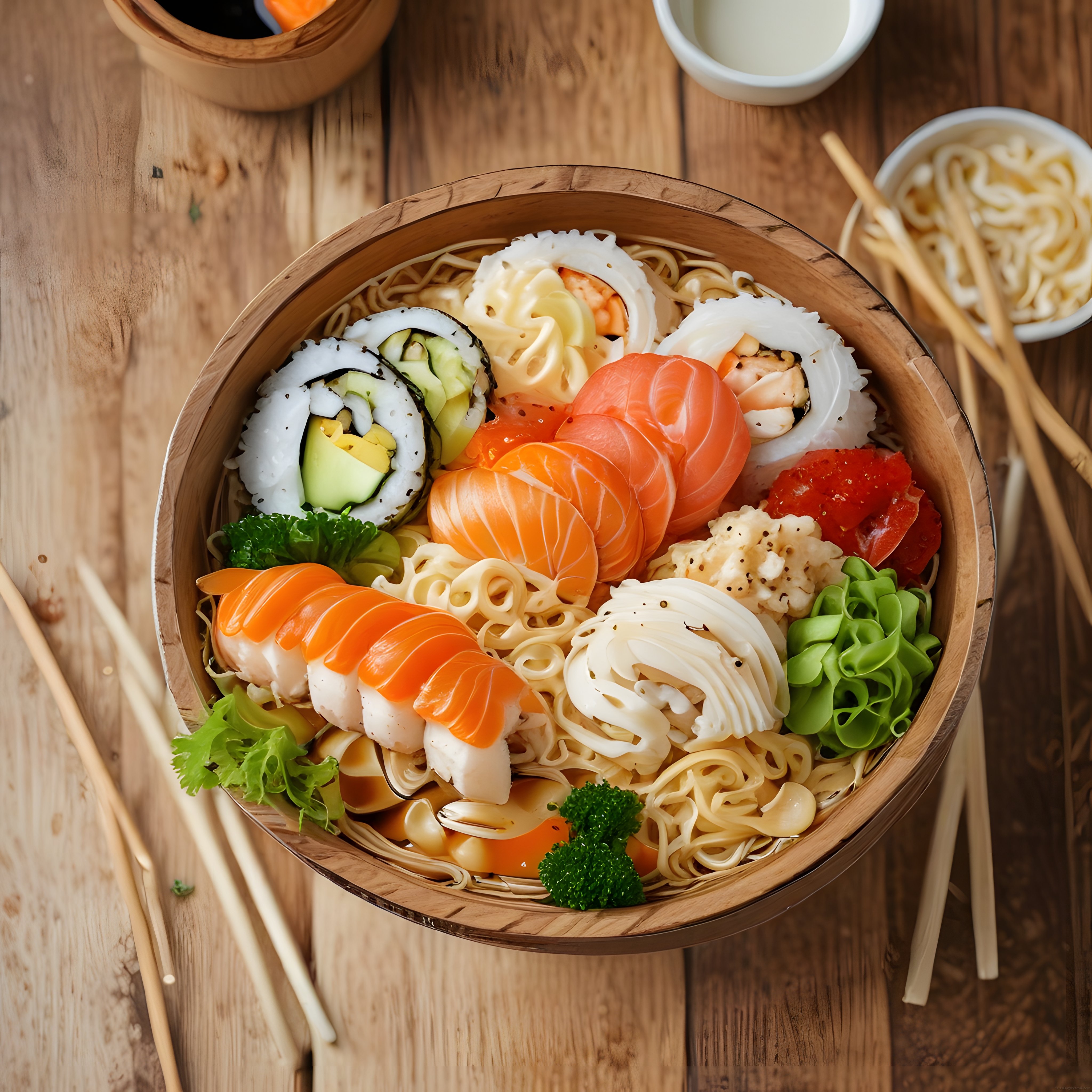 Bambu Kapta Japon Mutfağından Sushi, Sashimi ve Noodle Lezzet Şöleni