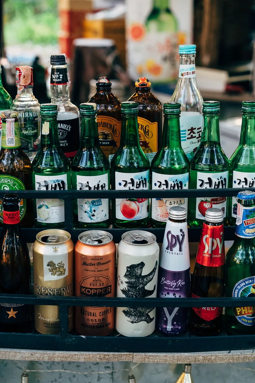 Bangkok içki seçkisi - renkli bar fotoğrafı
