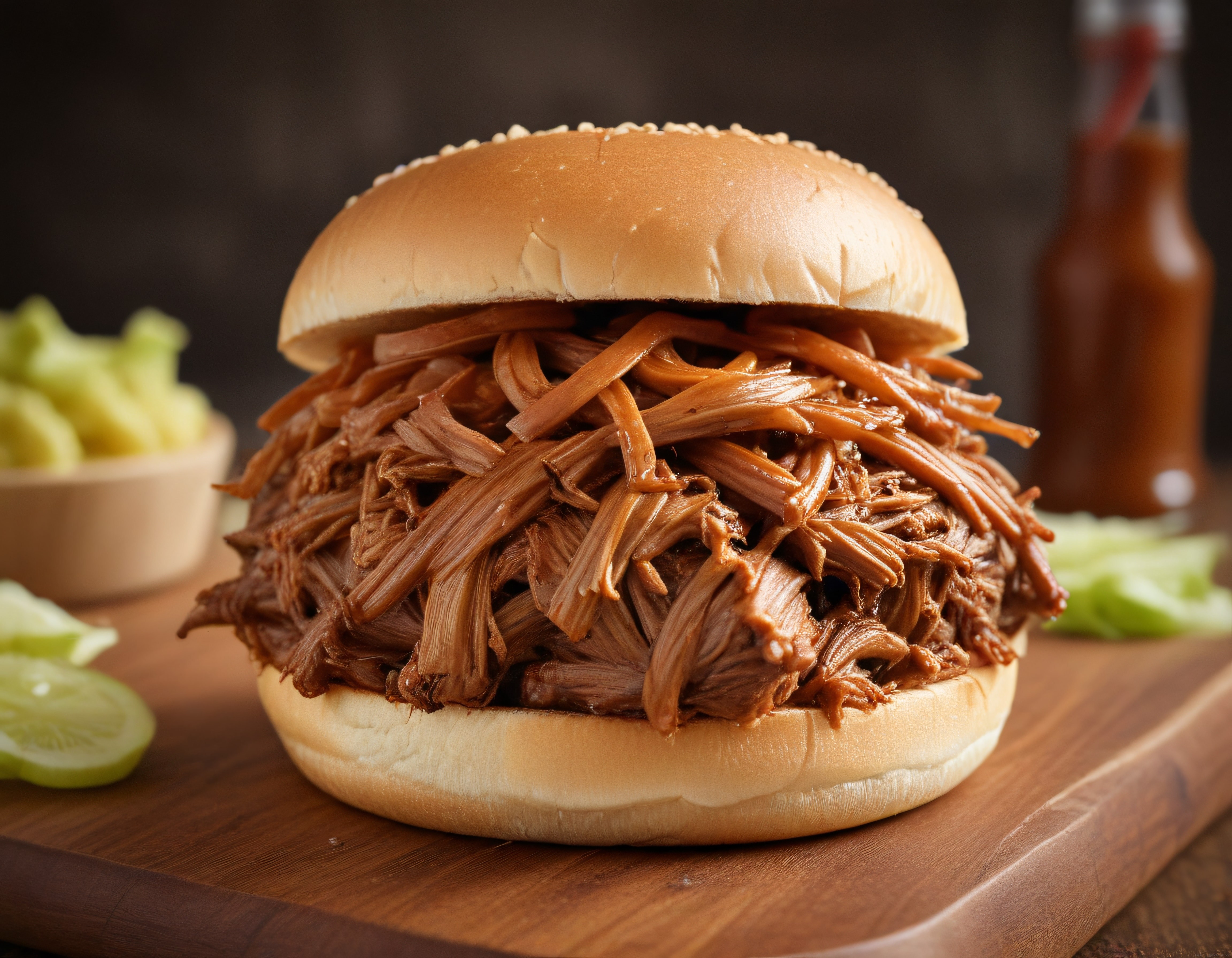 barbekü soslu pulled pork burger lokum gibi etiyle nefis bir sandviç tarifi