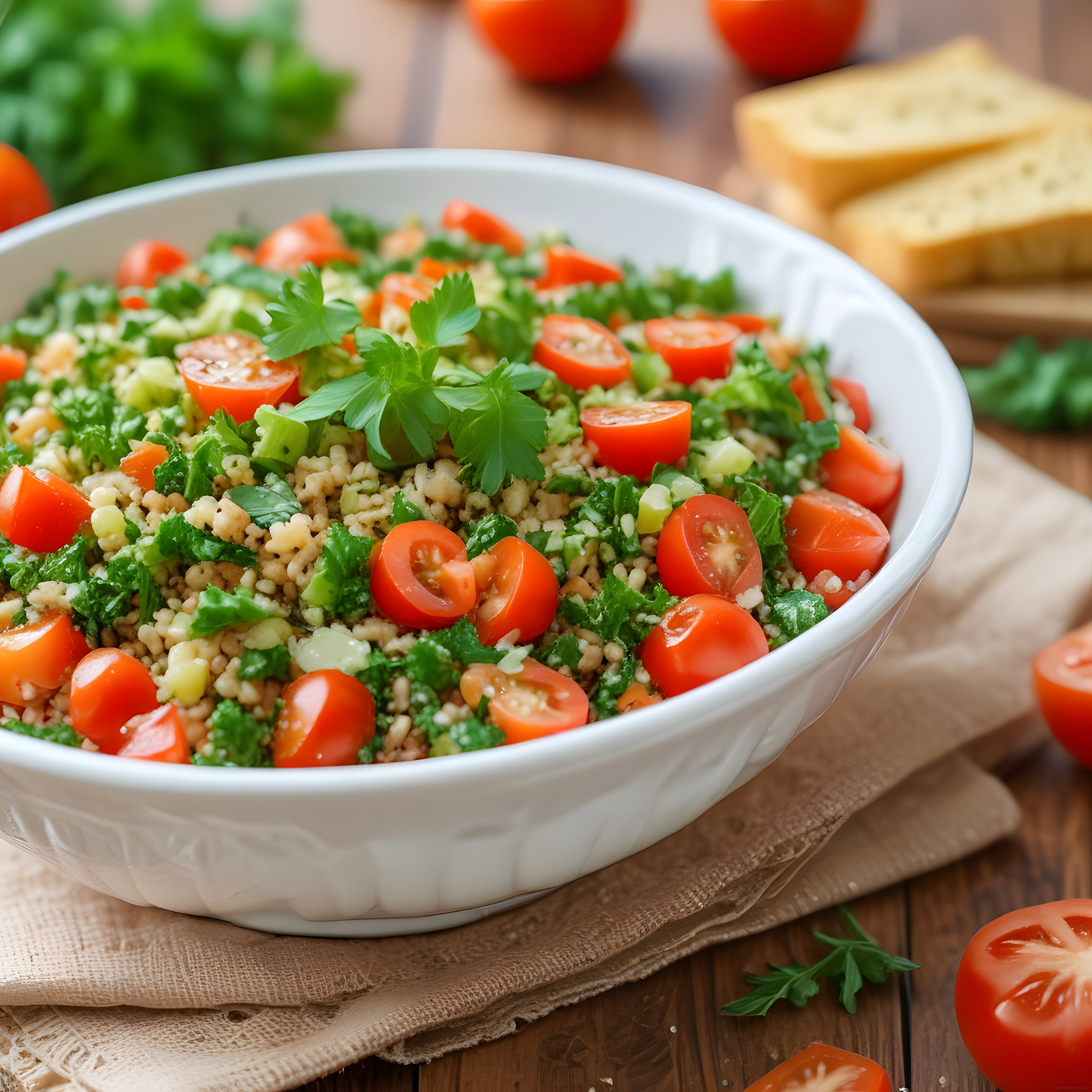 Besleyici Kuskus Salatası: Taze Sebzelerle Hazırlanan Akdeniz Usulü Tarif