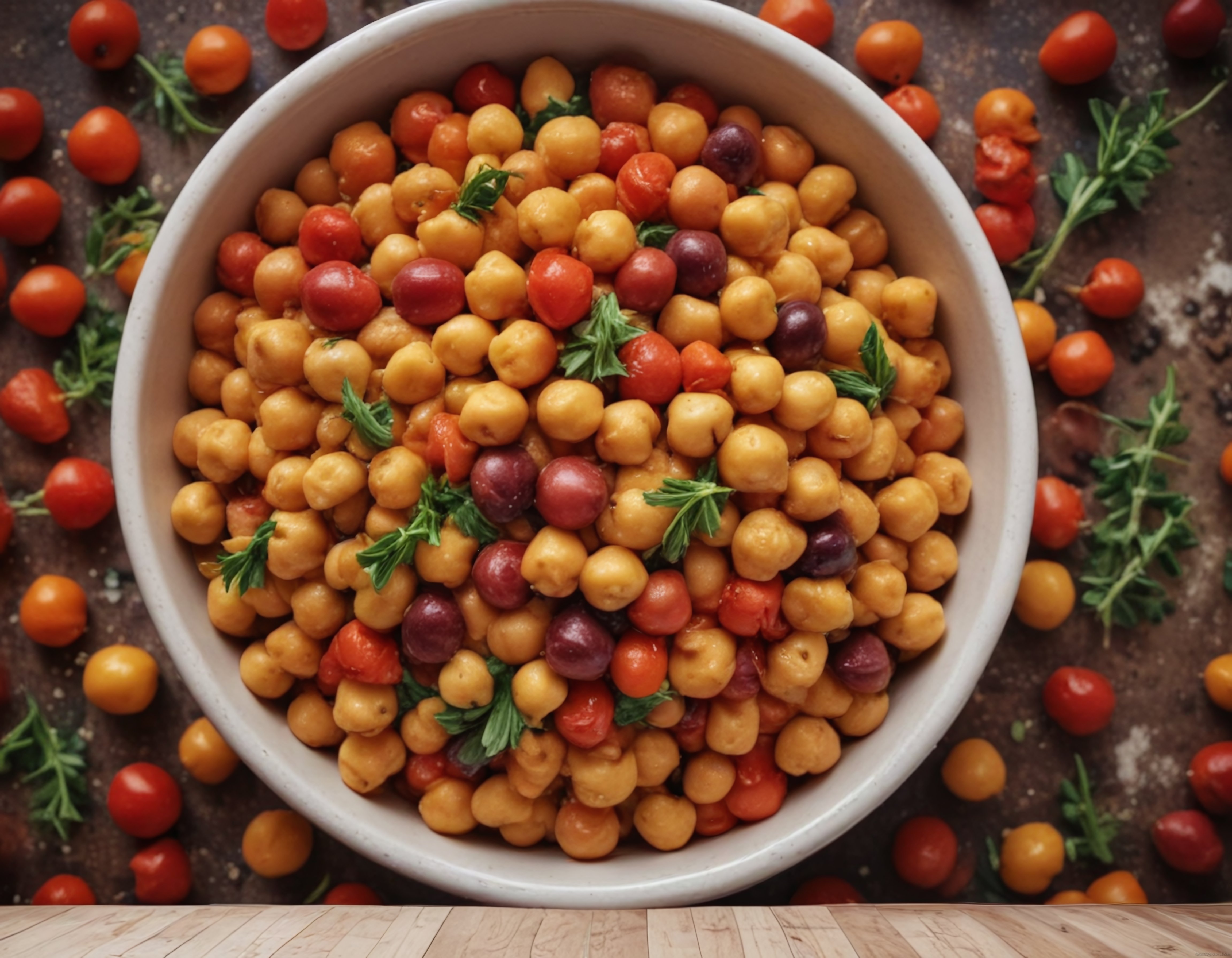 Besleyici Nohut ve Domates Kasesi: Sağlıklı Vegan Yemek Fikirleri